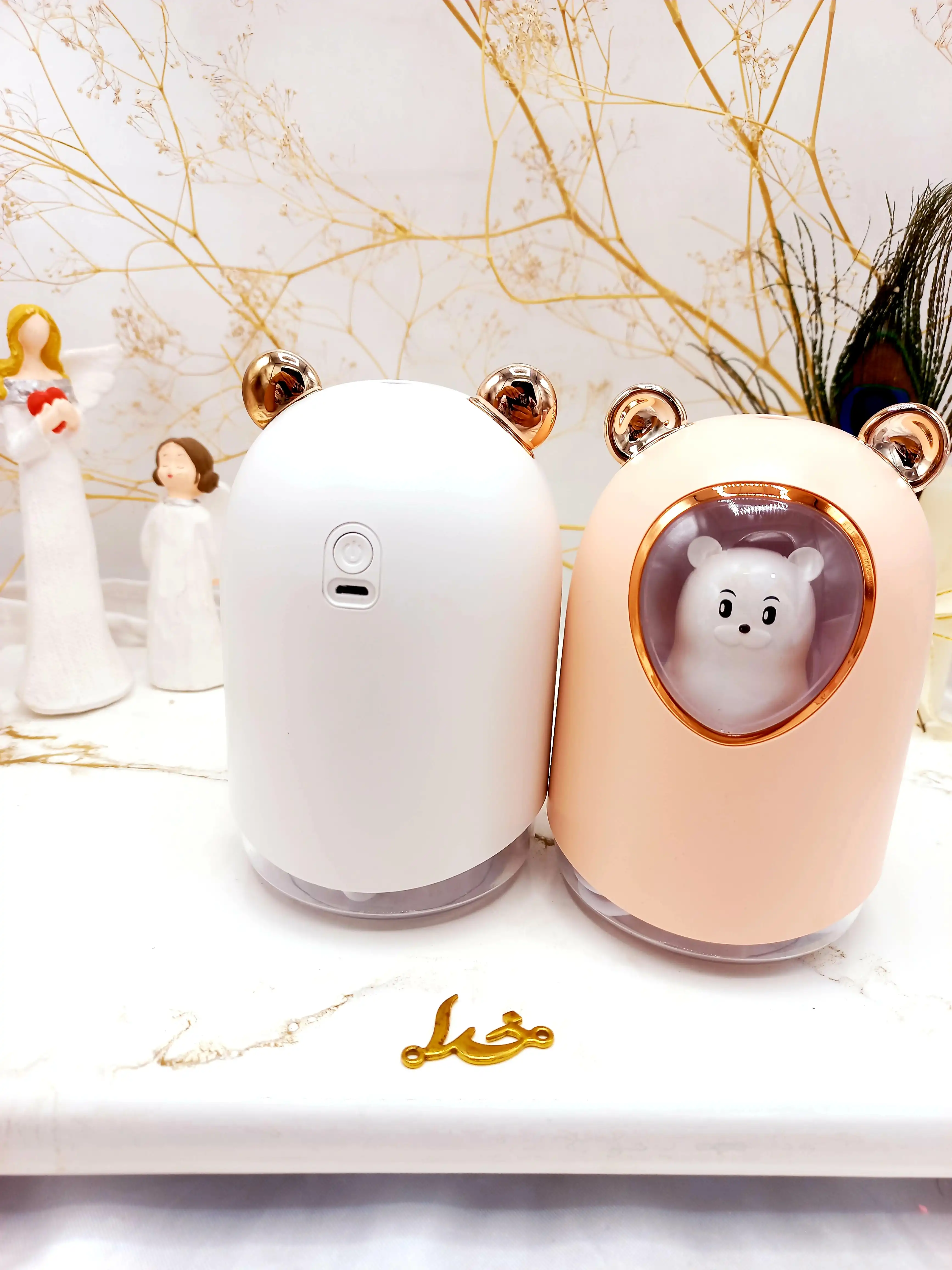 دستگاه بخور سرد عروسکی طرح خرس چراغ دار حجم 300 میل |پخش عمده