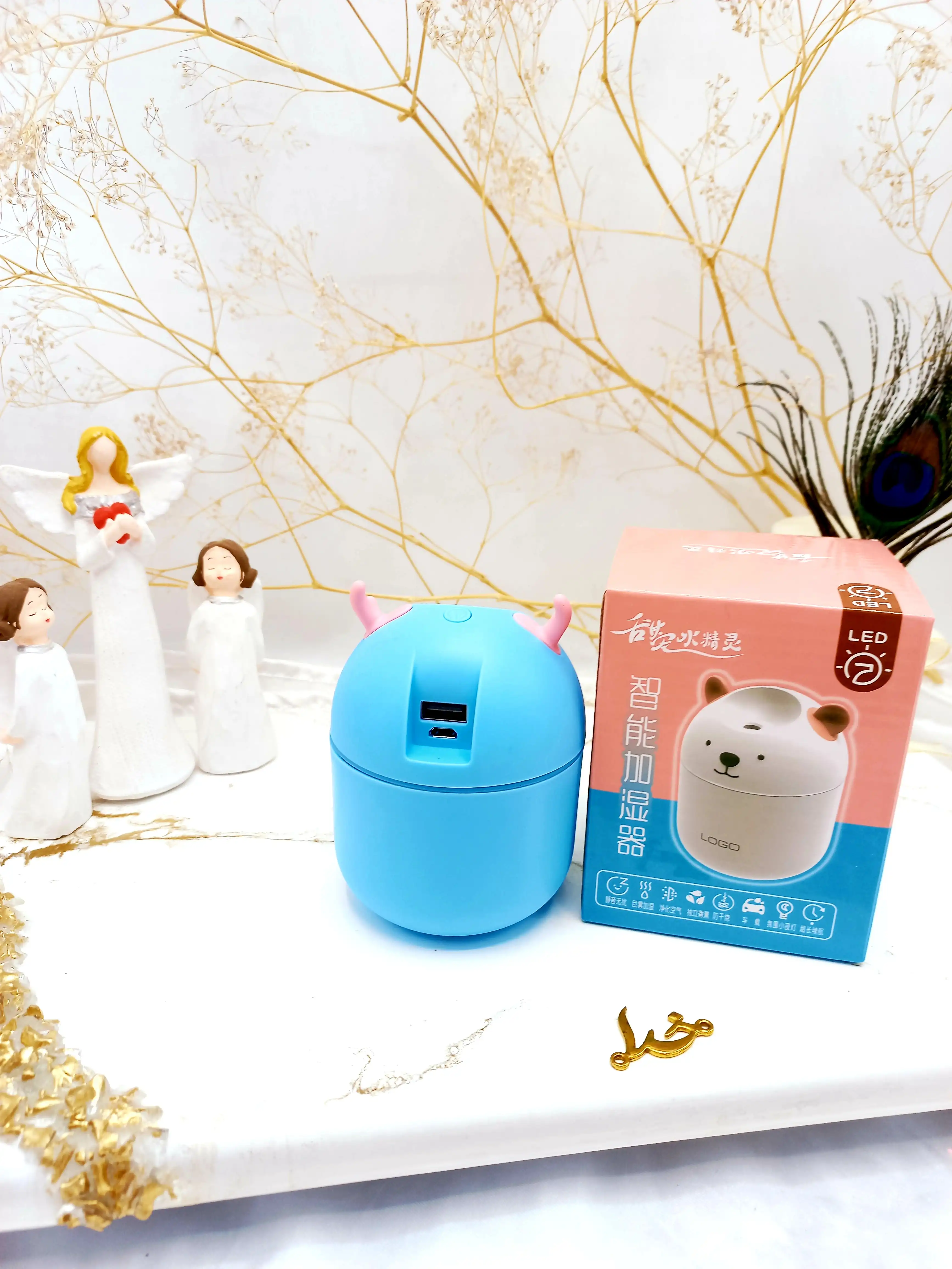 دستگاه بخور سرد شارژی فانتزی طرح پاندا حجم 240 میل |پخش عمده