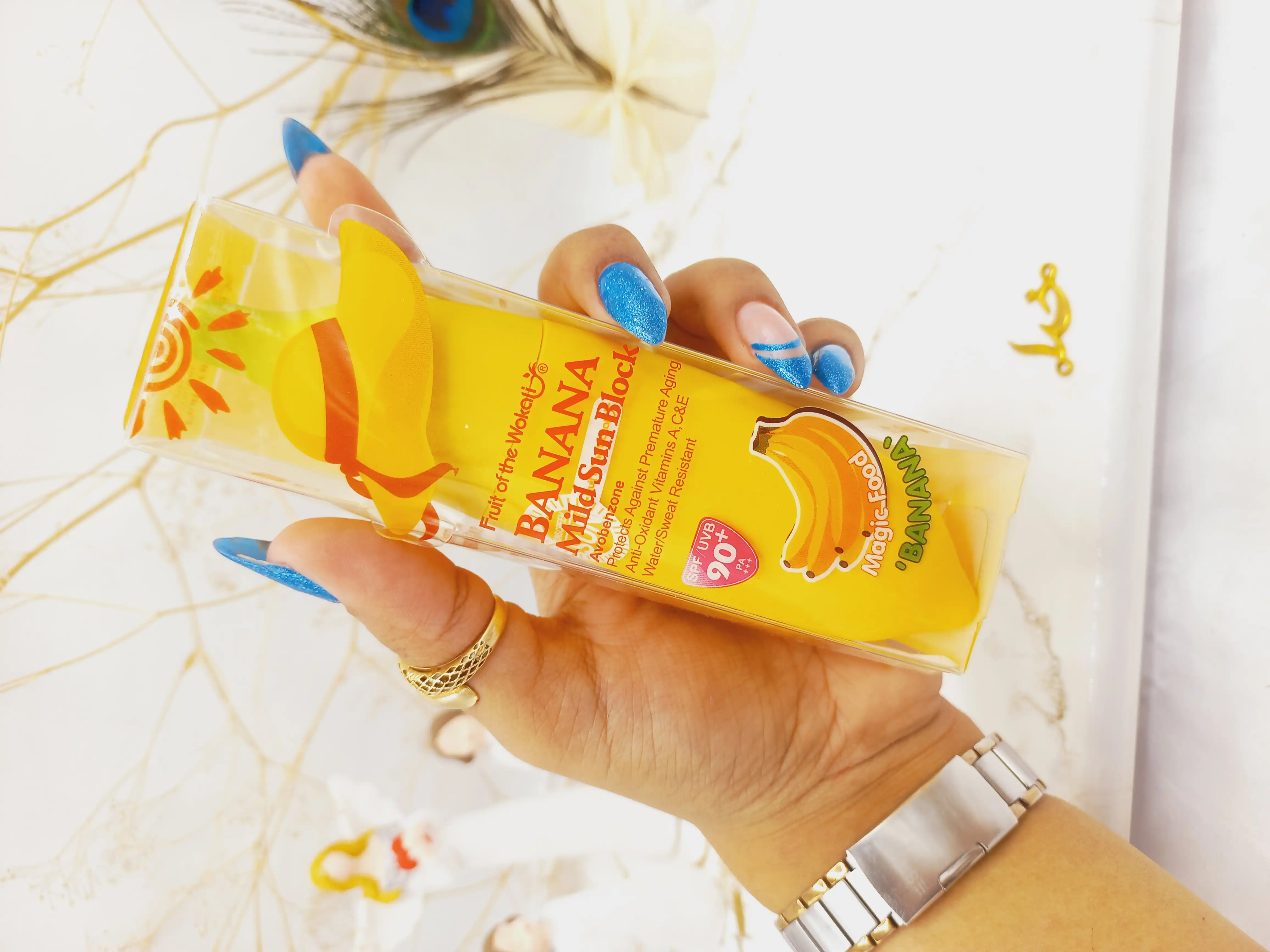 ضد آفتاب SPF90 مدل موز حجم 80 میل وکالی کد WKL328