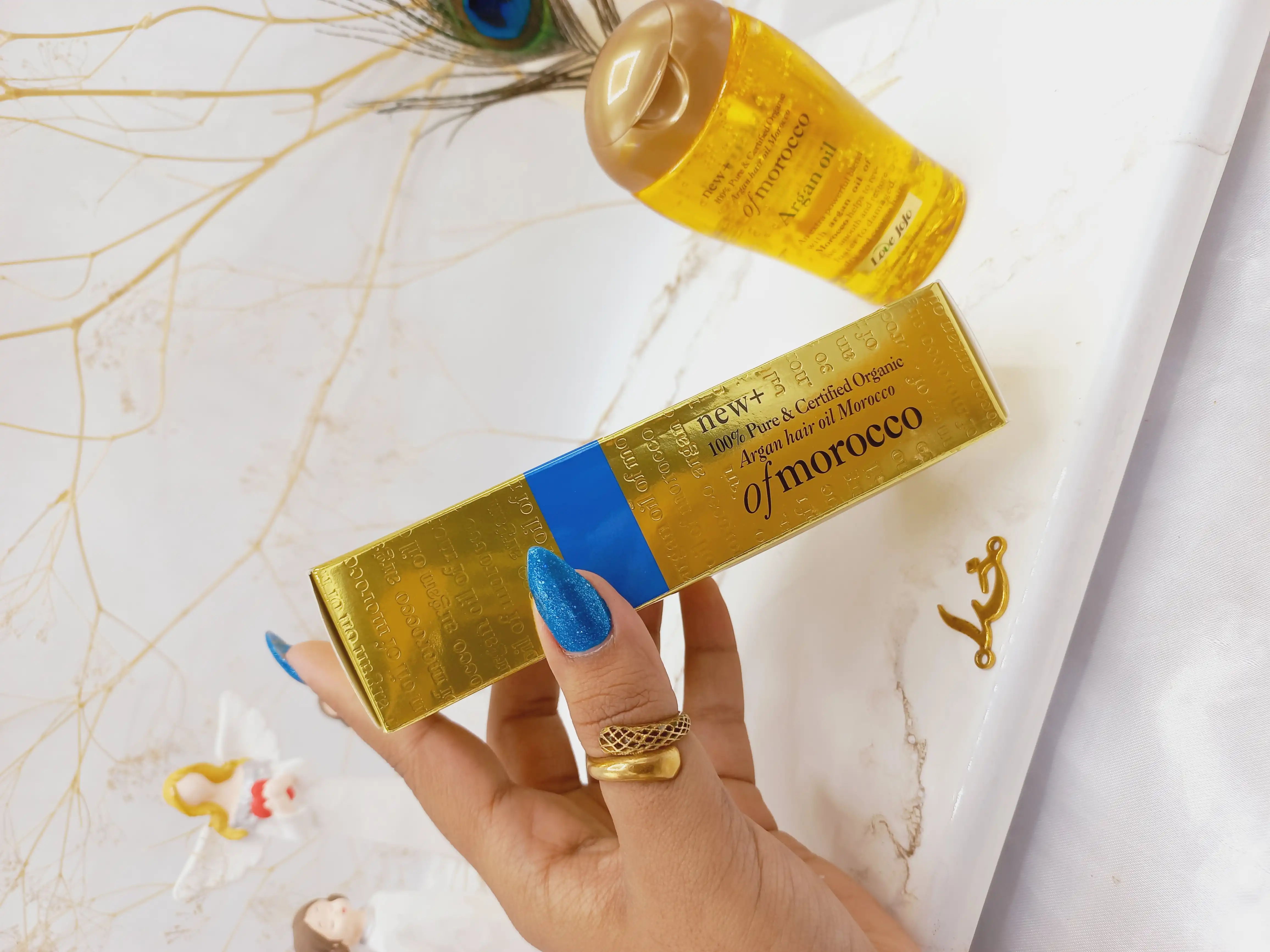 روغن موی آرگان 100% خالص و ارگانیک ساخت مراکش Argan Oil کد 0176