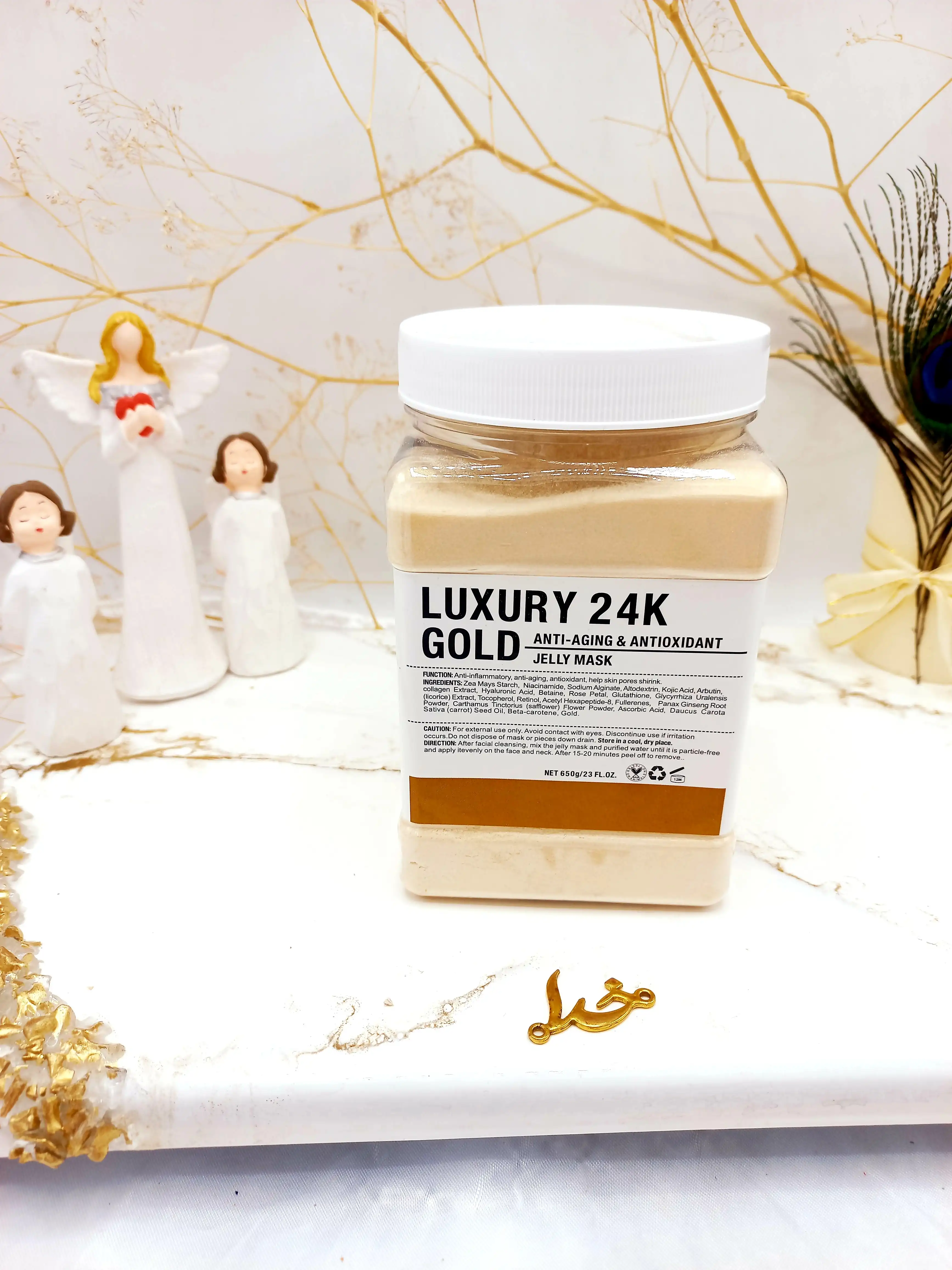 ماسک هیدروژلی طلا 650 گرمی LUXURY 24K GOLD ساخت چین