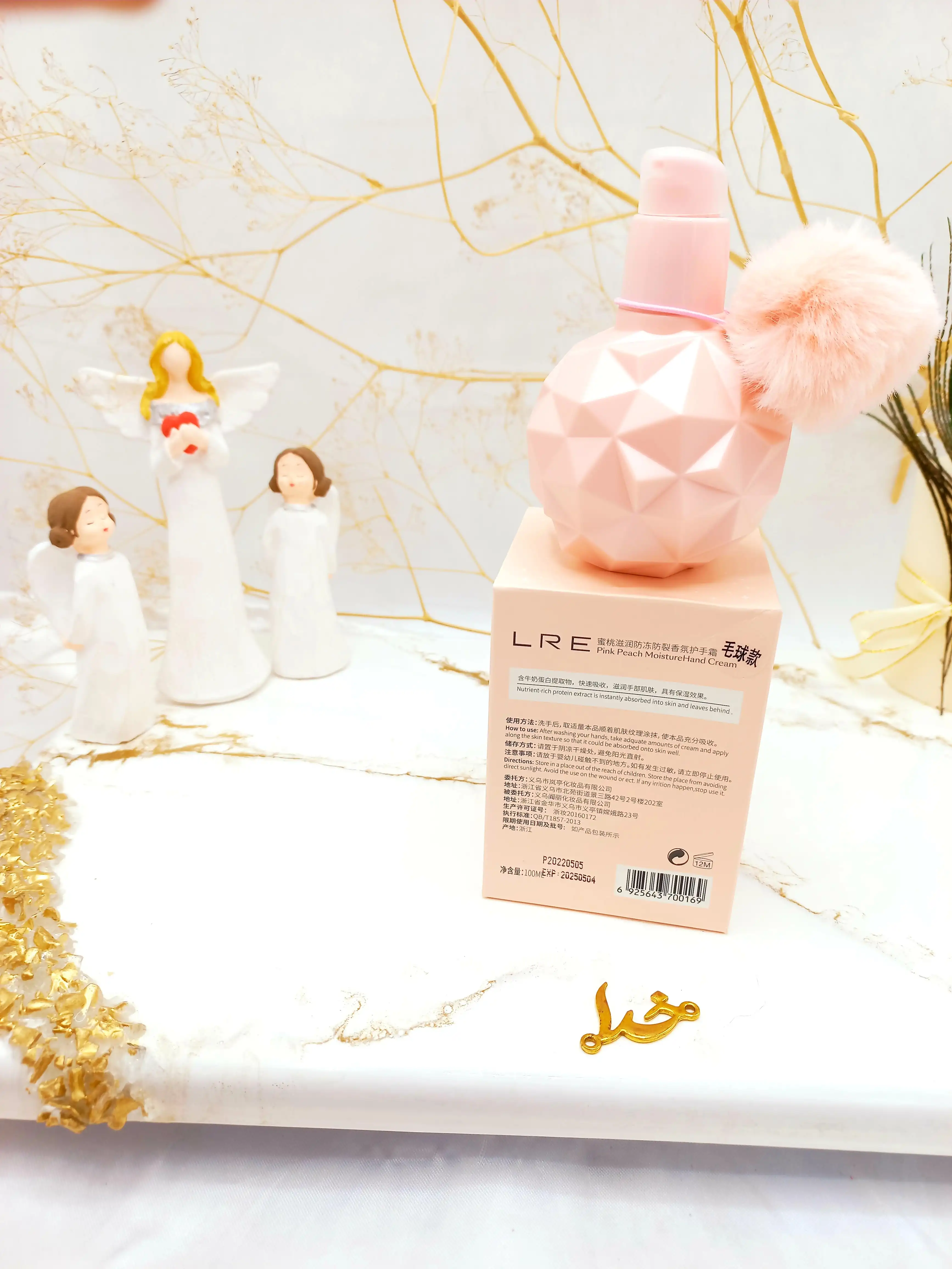 کرم دست مرطوب کننده هلو الماسی LRE کد 700169