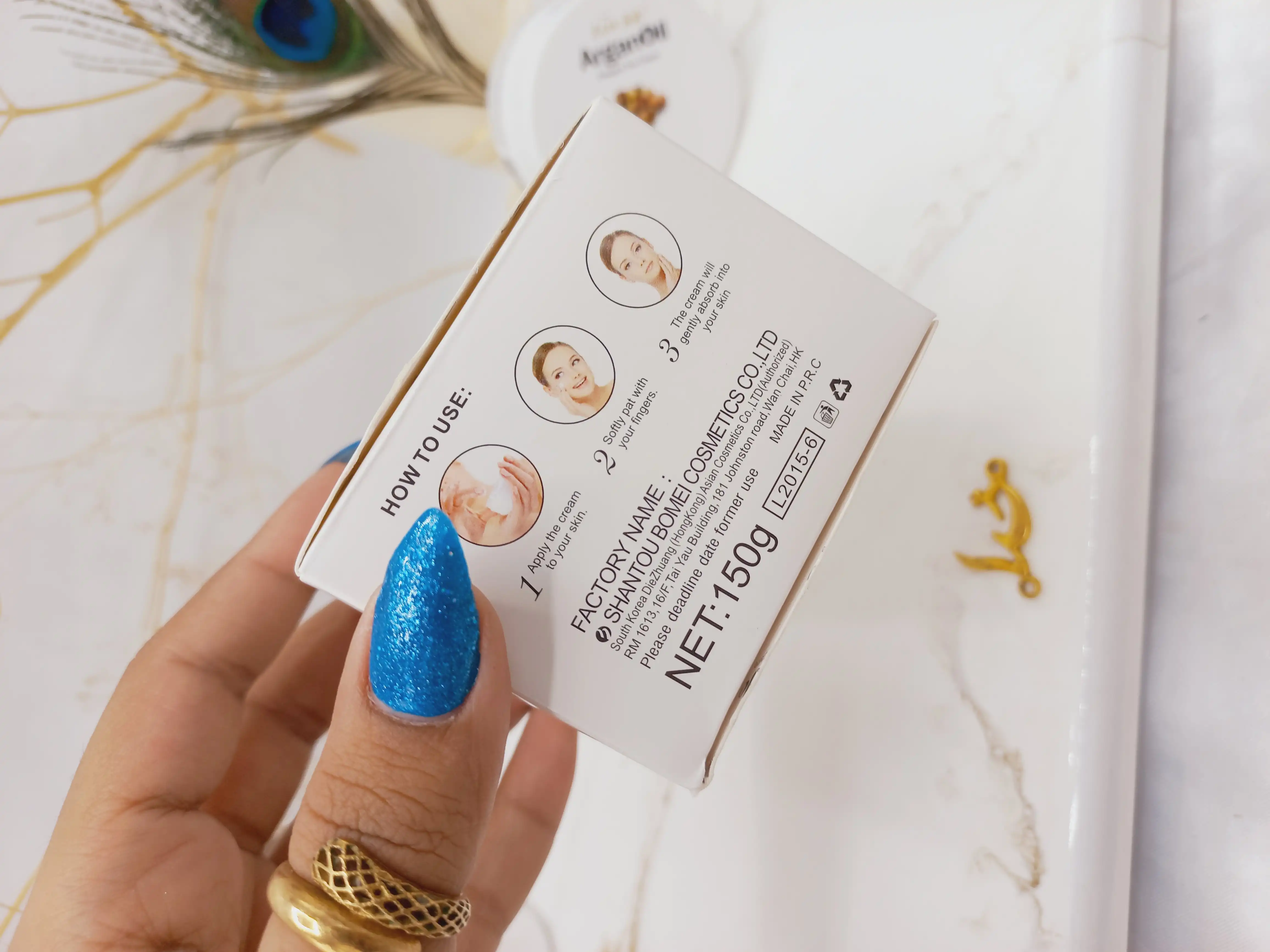 کرم صورت روغن آرگان محافظ شادابی و لطافت پوست 150گرم Love Jojo کد L2015