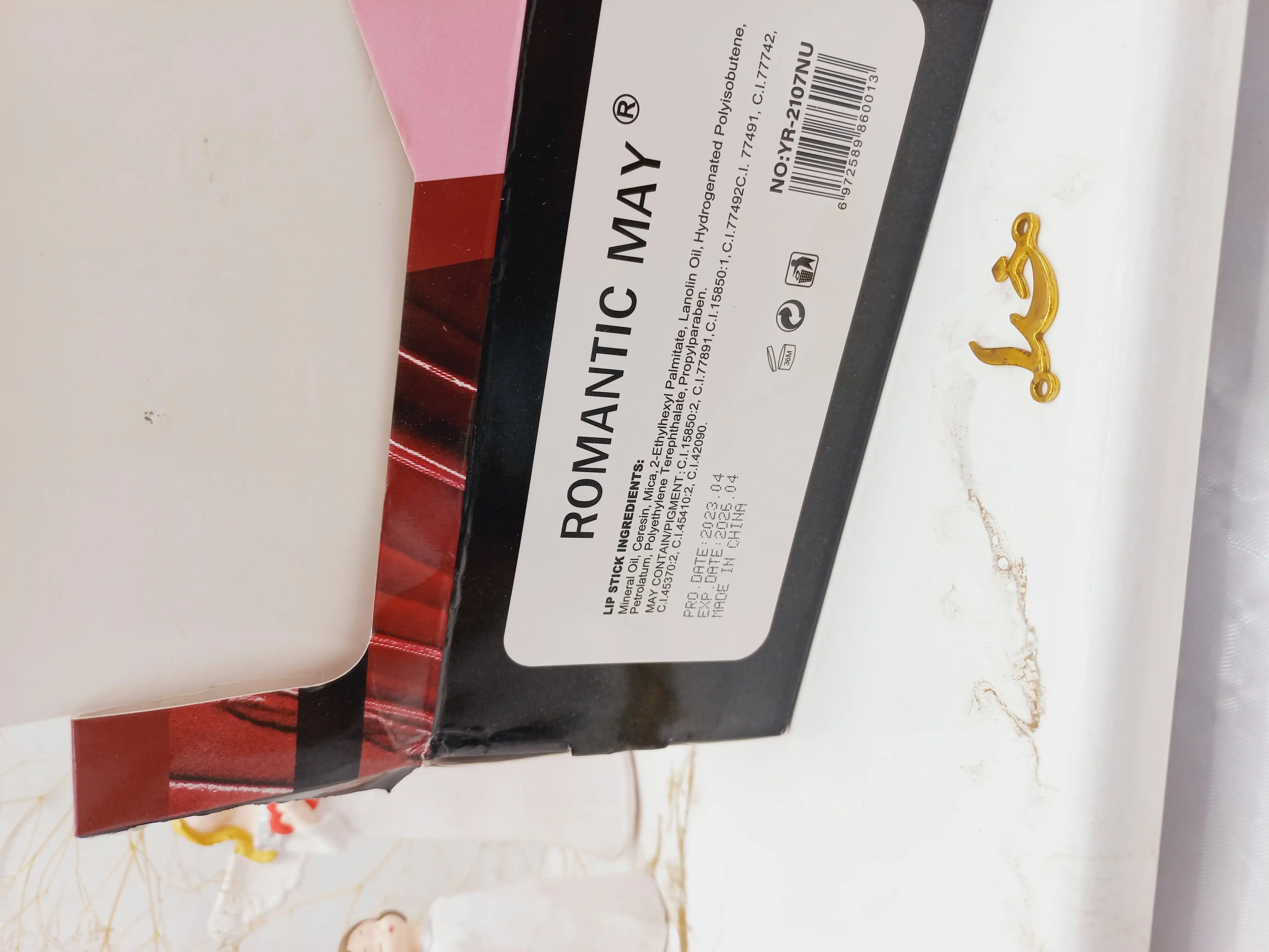 پک 6 تایی رژ جامد پرطرفدار مات رمانتیک می ROMANTIC MAY کد YR2107