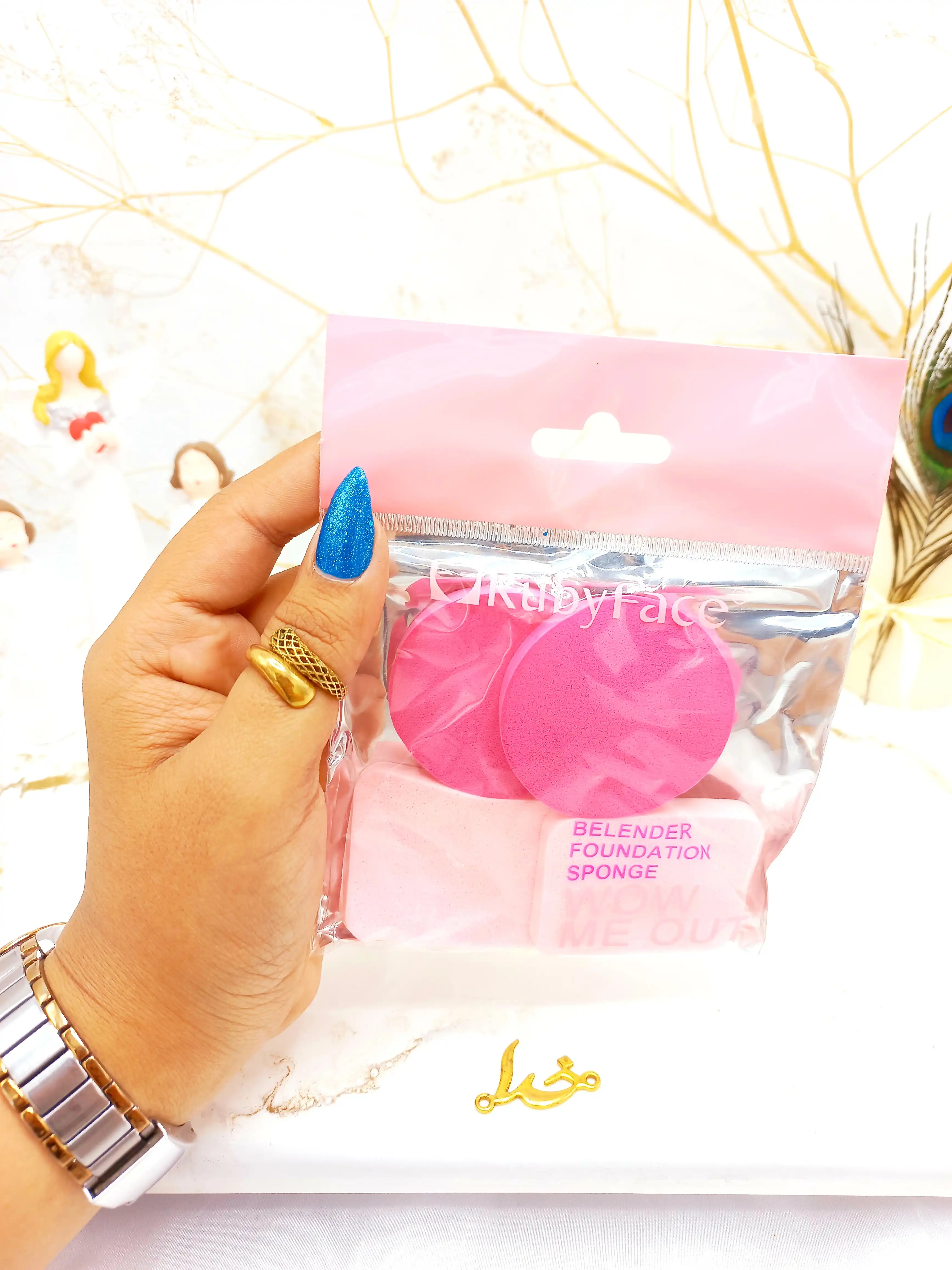 پد چهار تیکه میکاپ Rubyface کد 3270