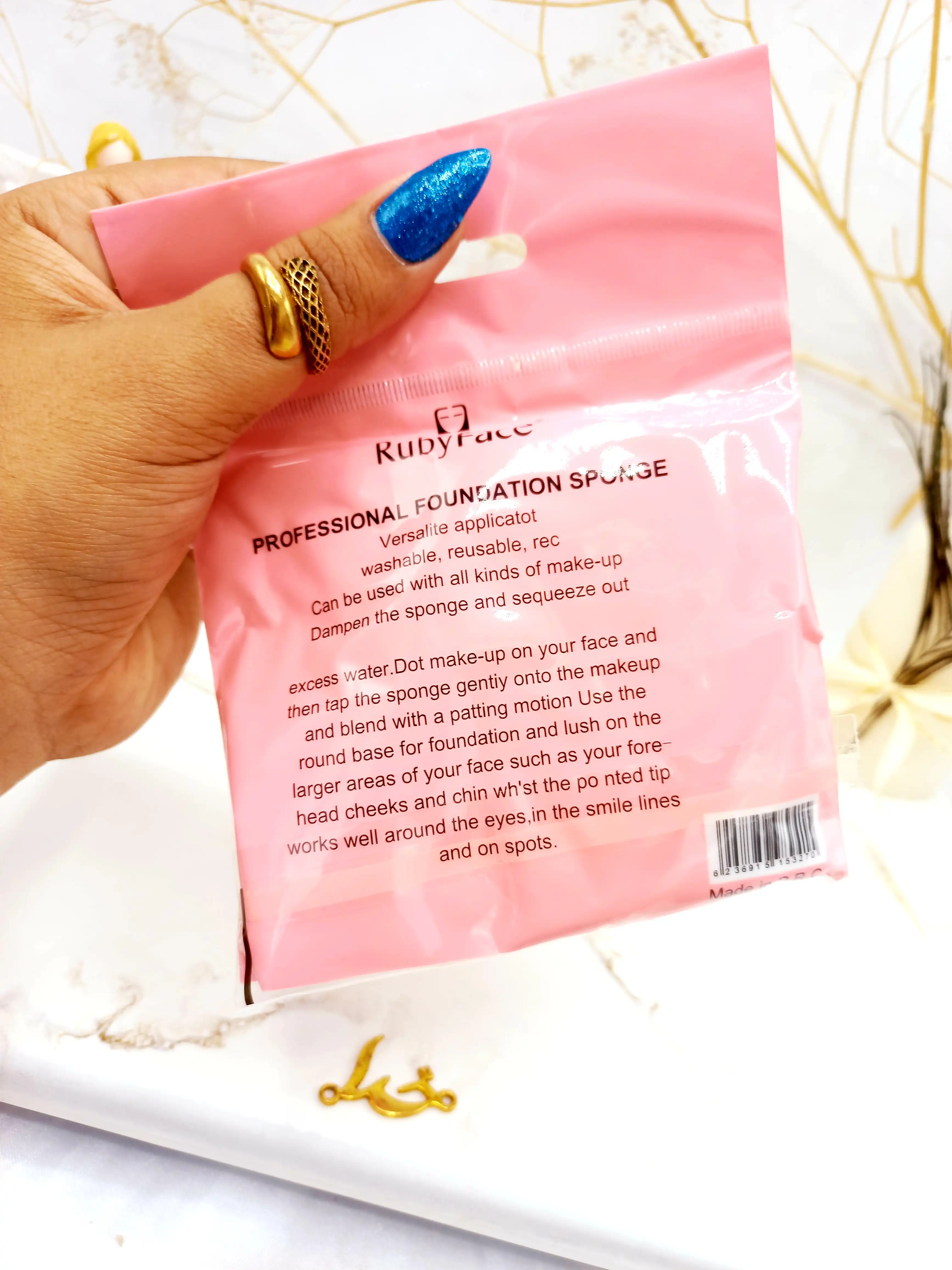 پد چهار تیکه میکاپ Rubyface کد 3270