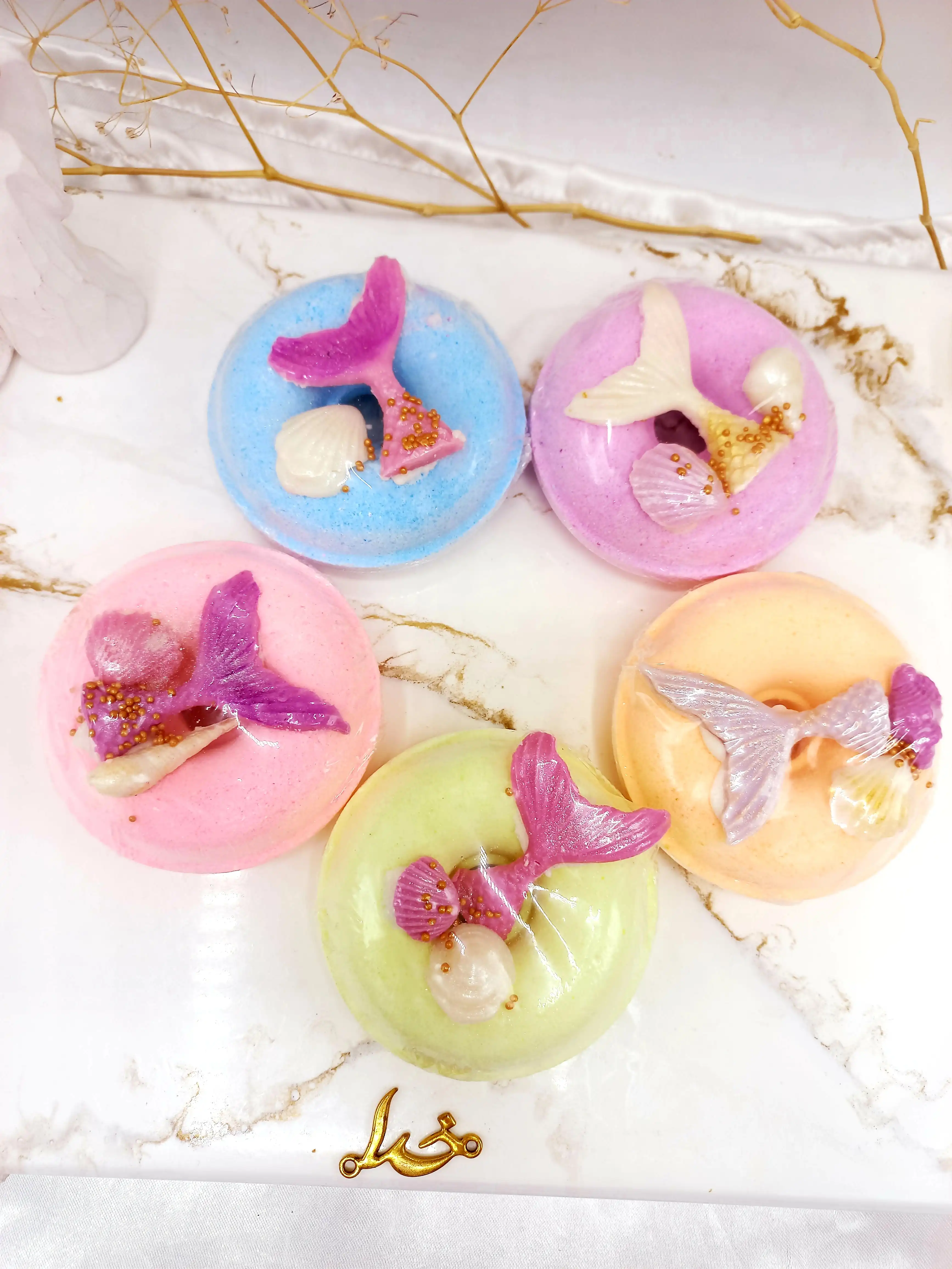 کوکتل و پدیکور دونات پری دریایی 100 گرم