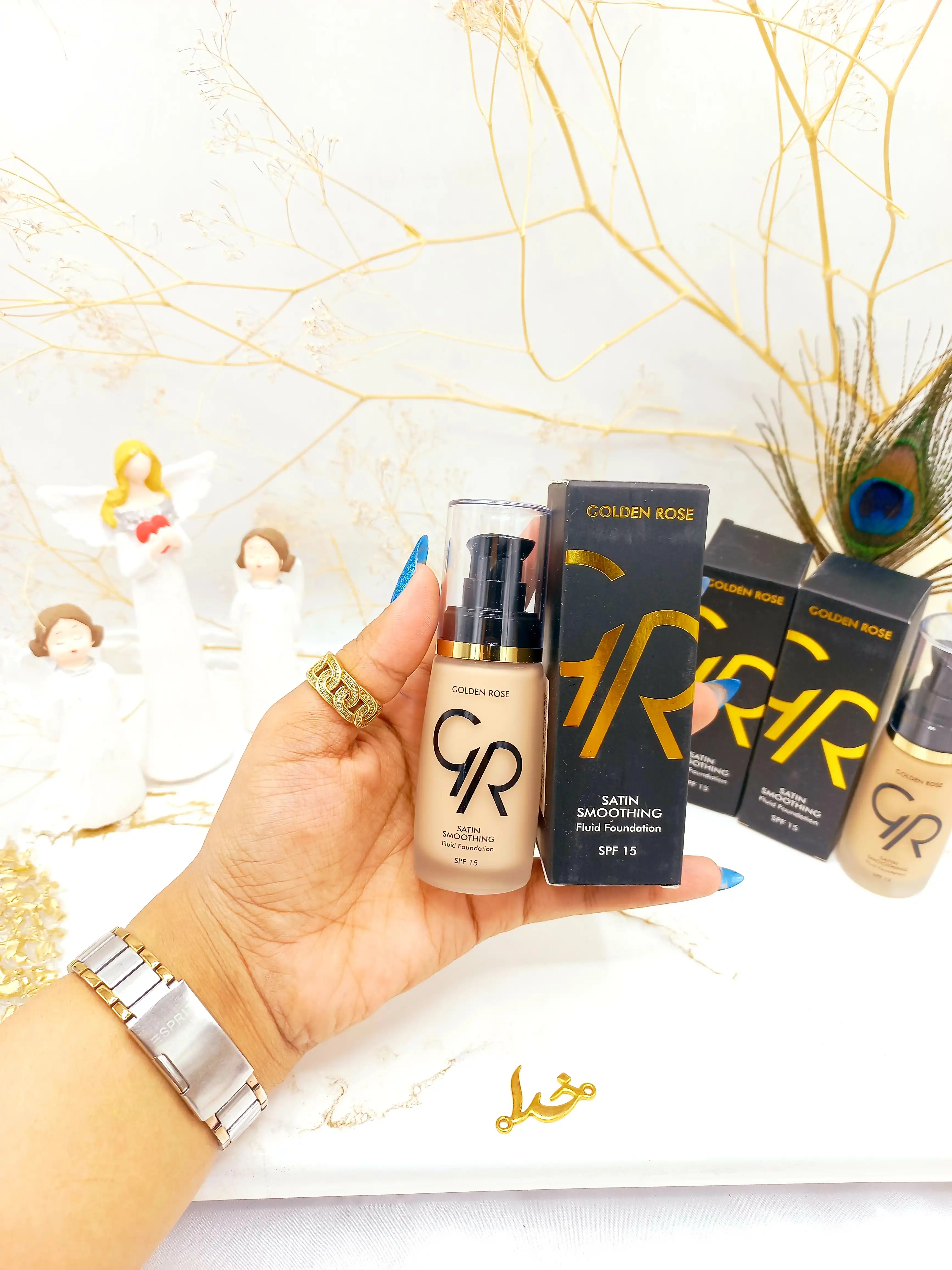 کرم پودر شیشه ای مات مدل Foundation کد 3155