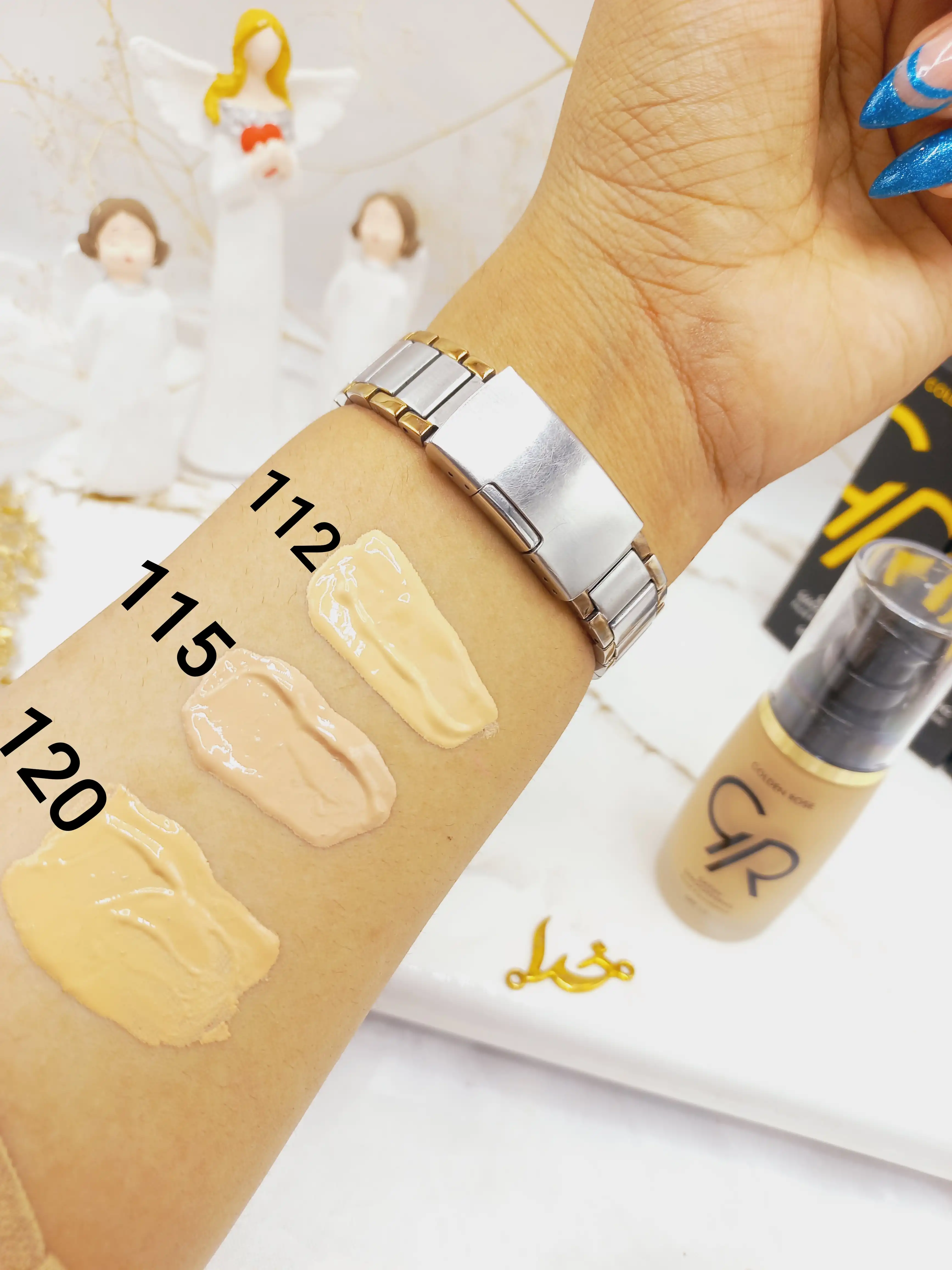 کرم پودر شیشه ای مات مدل Foundation کد 3155