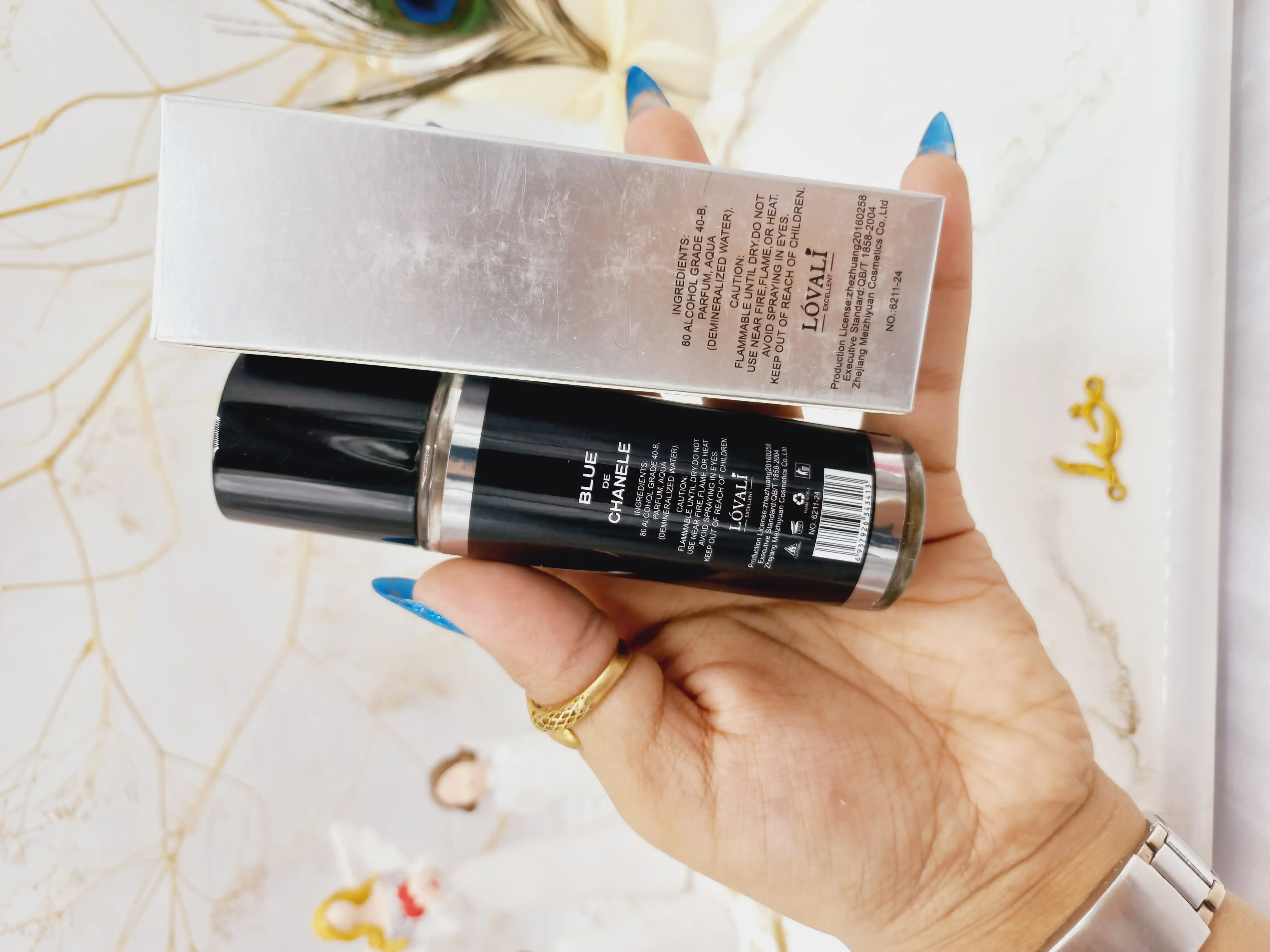 ادکلن 50 میل BLUE DE CHANELE برند LOVALI کد 621124