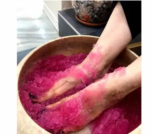 پودر پدی ژل همراه با حلال دست ساز گیاهی ARA (زرد)