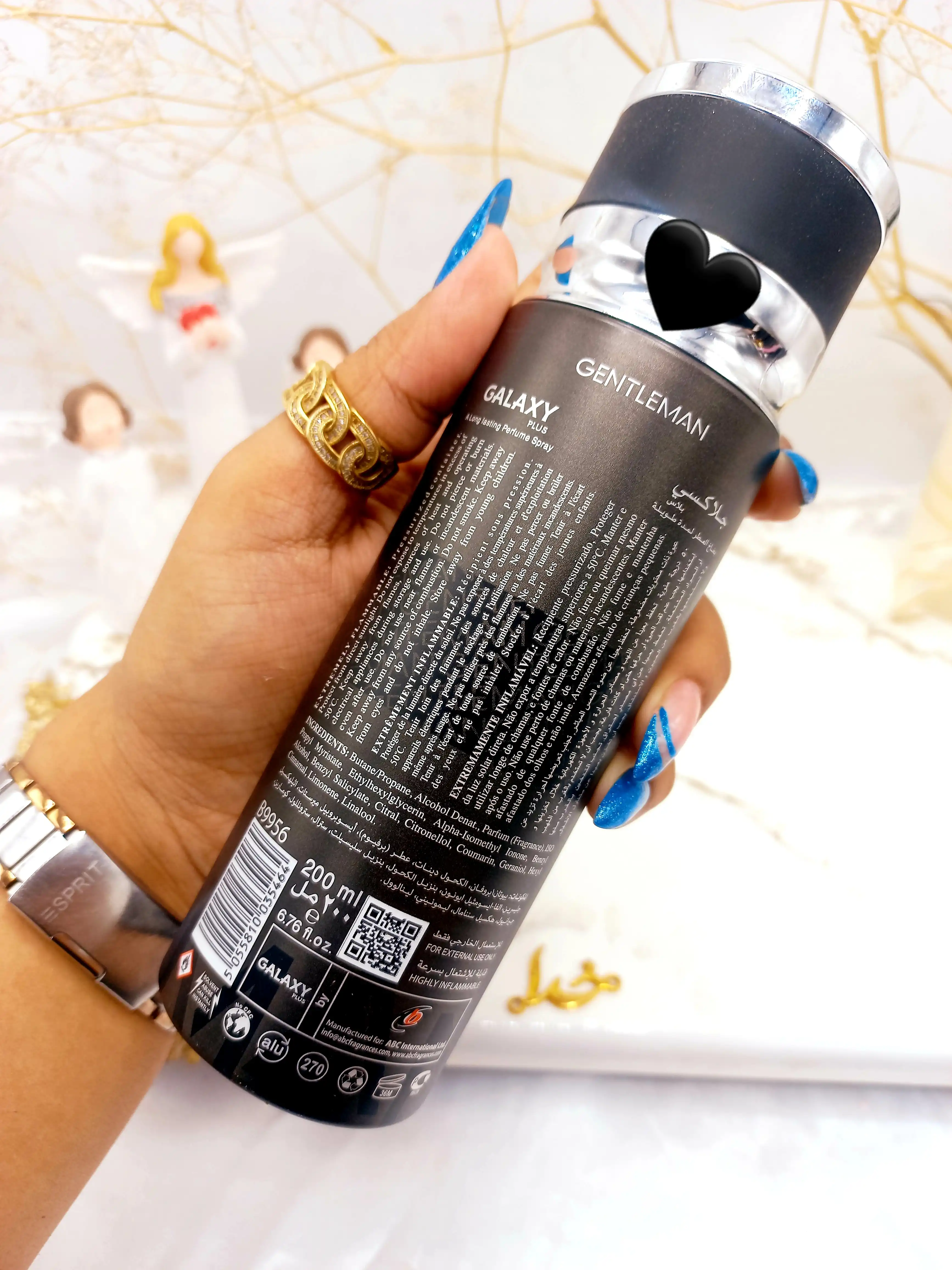 اسپری خوشبو کننده مردانه گلکسی GALAXY مدل GENTLEMAN کد B9956
