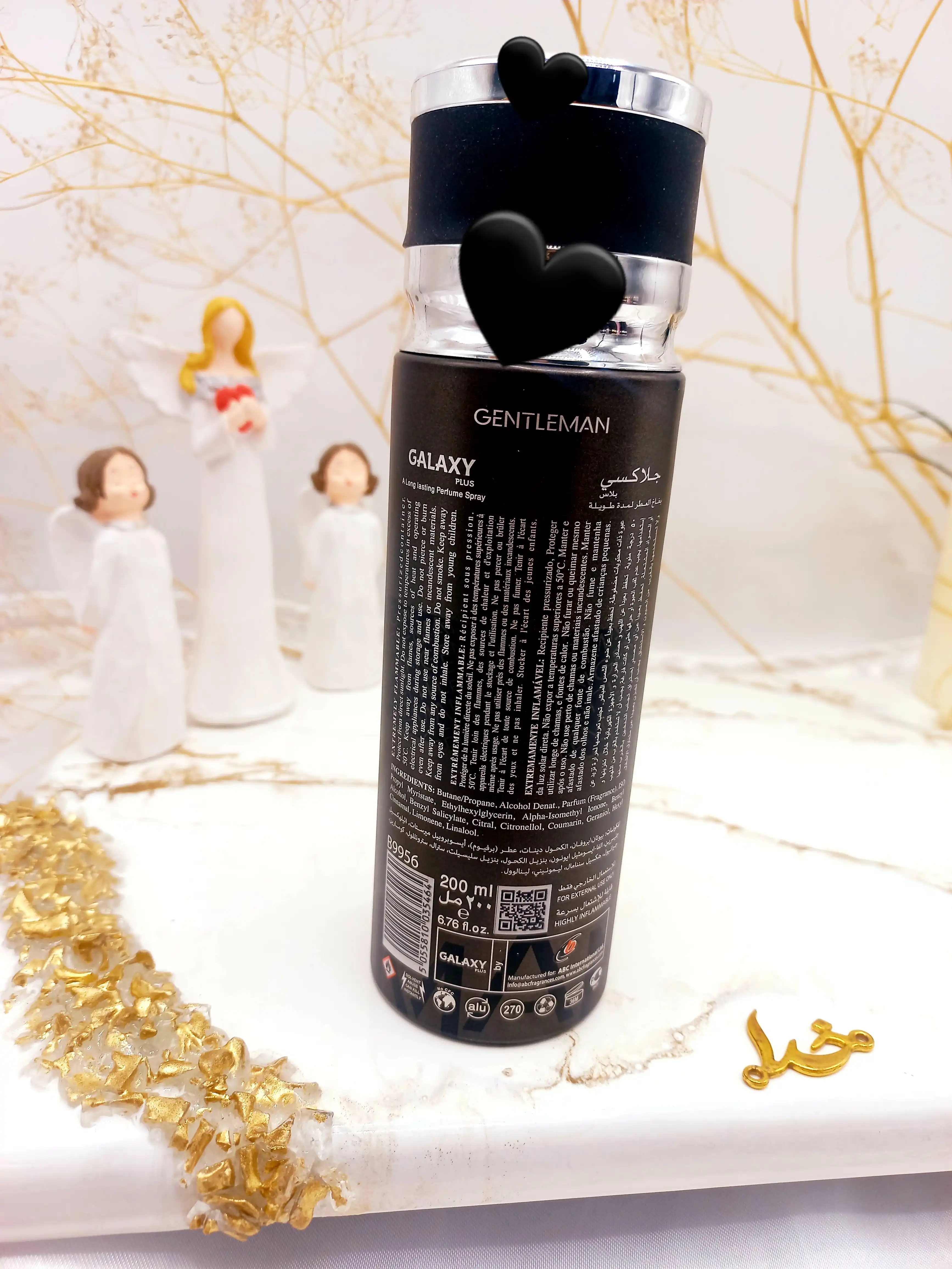 اسپری خوشبو کننده مردانه گلکسی GALAXY مدل GENTLEMAN کد B9956