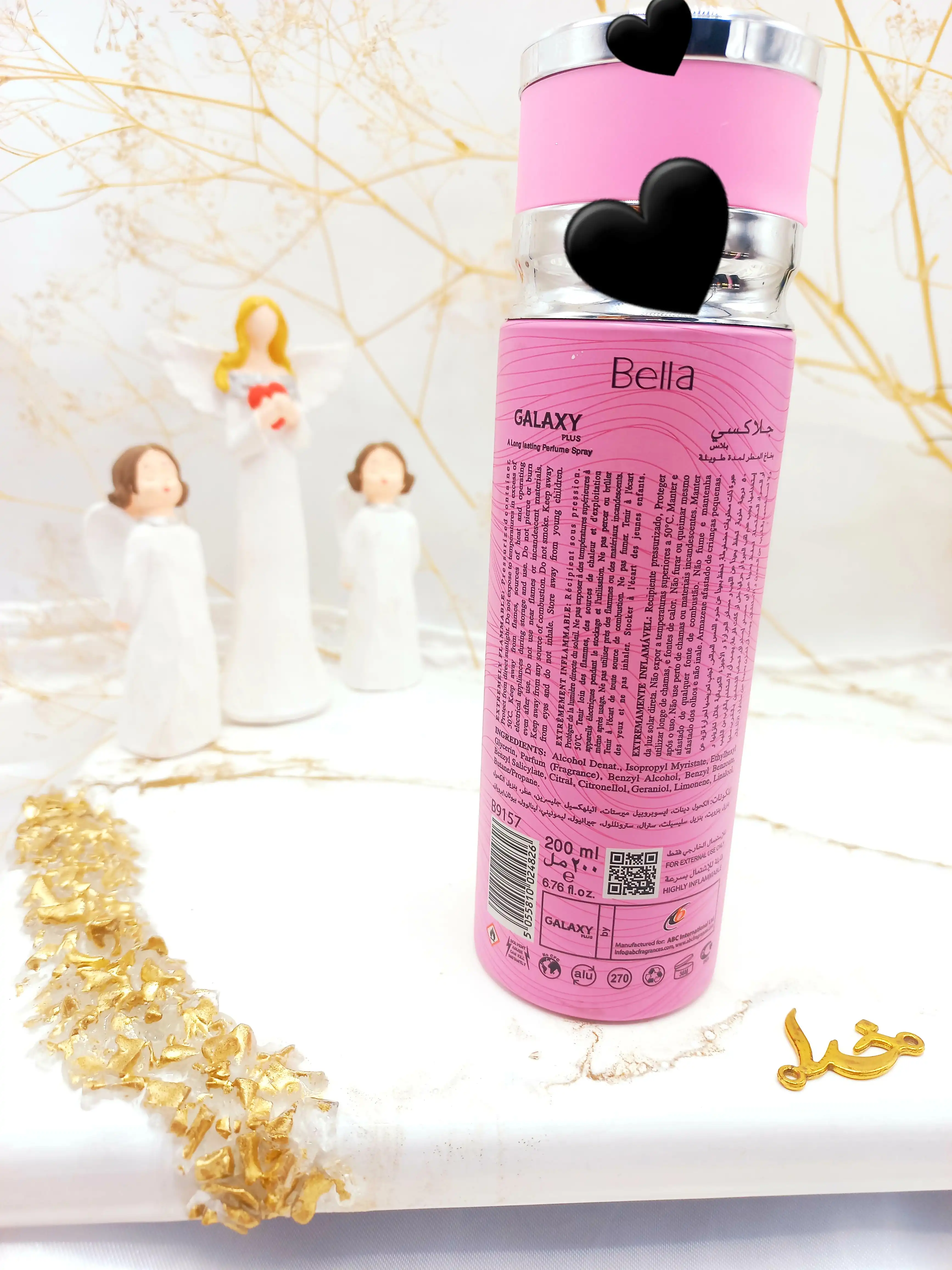 اسپری خوشبو کننده زنانه گلکسی GALAXY مدل Bella کد B9157