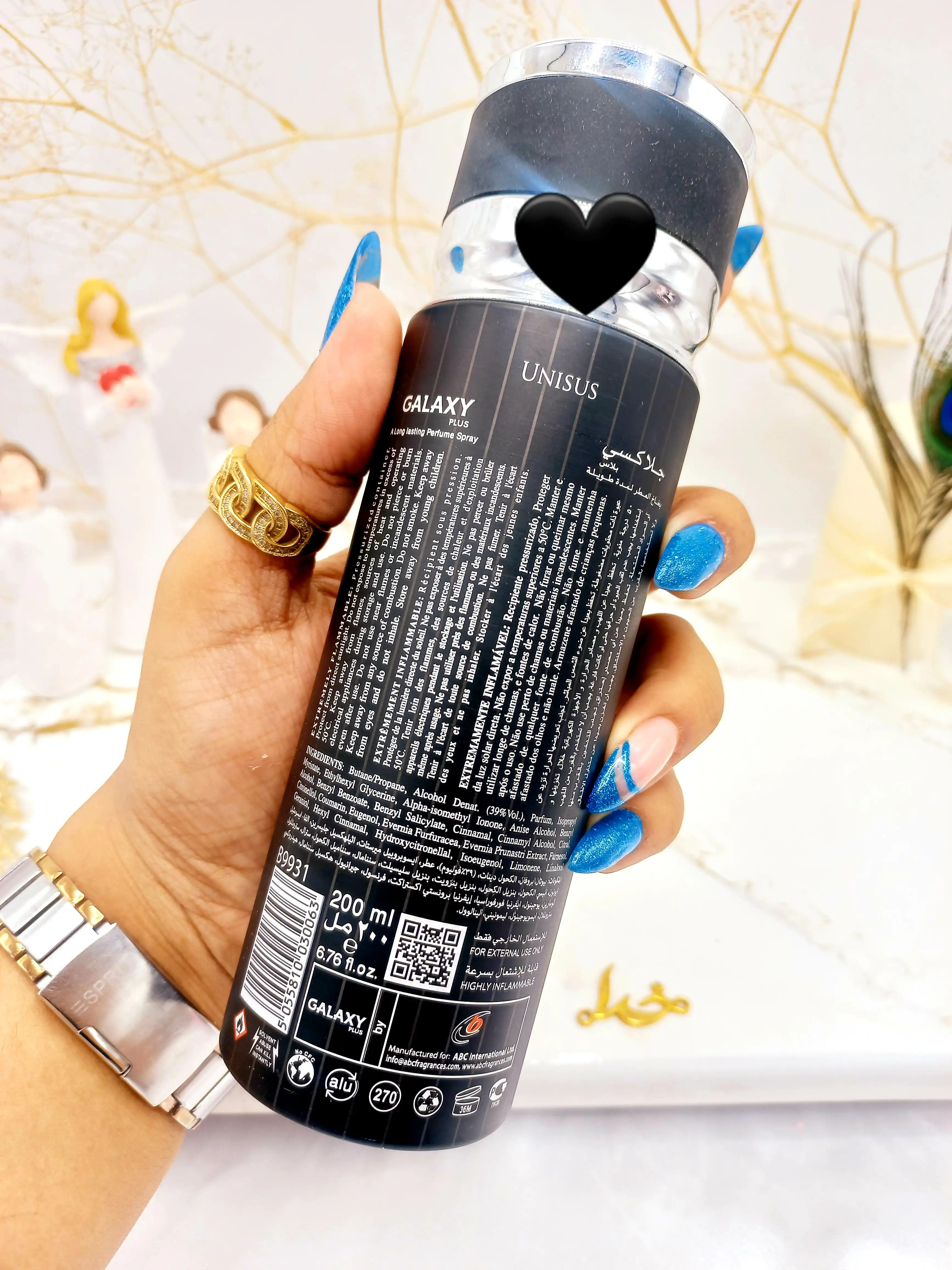 اسپری خوشبو کننده مردانه گلکسی GALAXY مدل UNISUS کد B9931