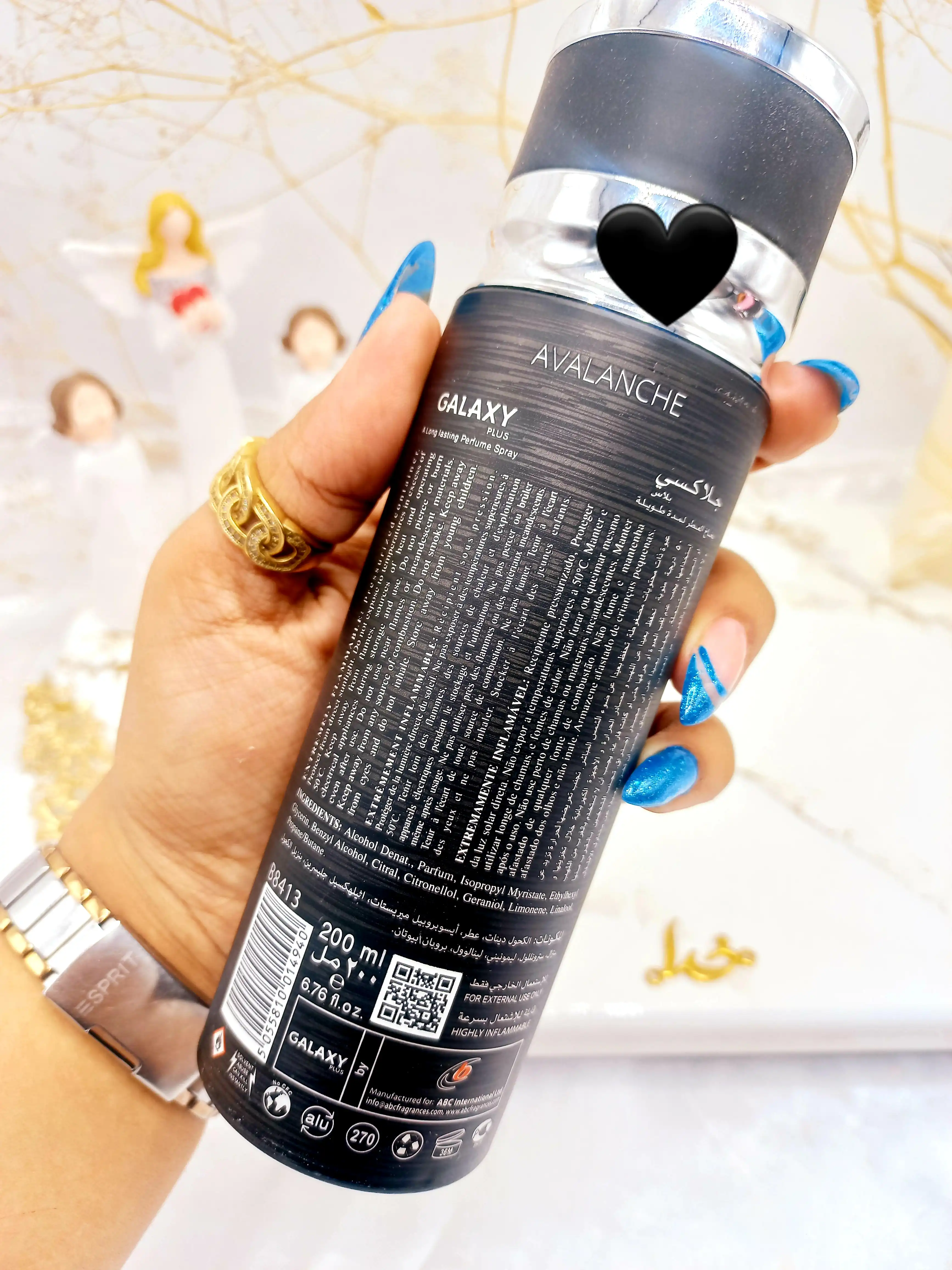 اسپری خوشبو کننده مردانه گلکسی GALAXY مدل AVALANCHE کد B8413