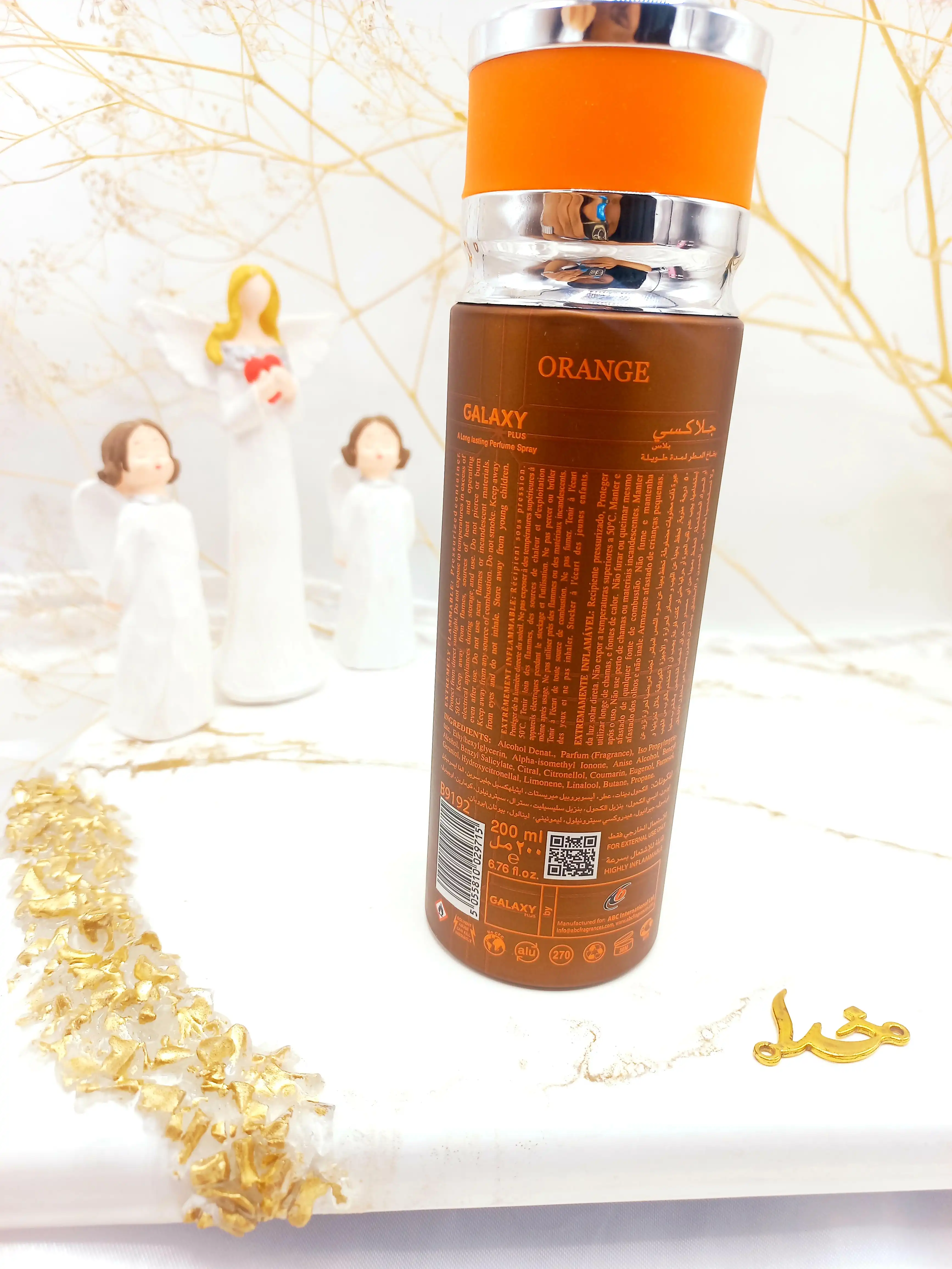 اسپری خوشبو کننده مردانه گلکسی GALAXY مدل ORANGE کد B9192