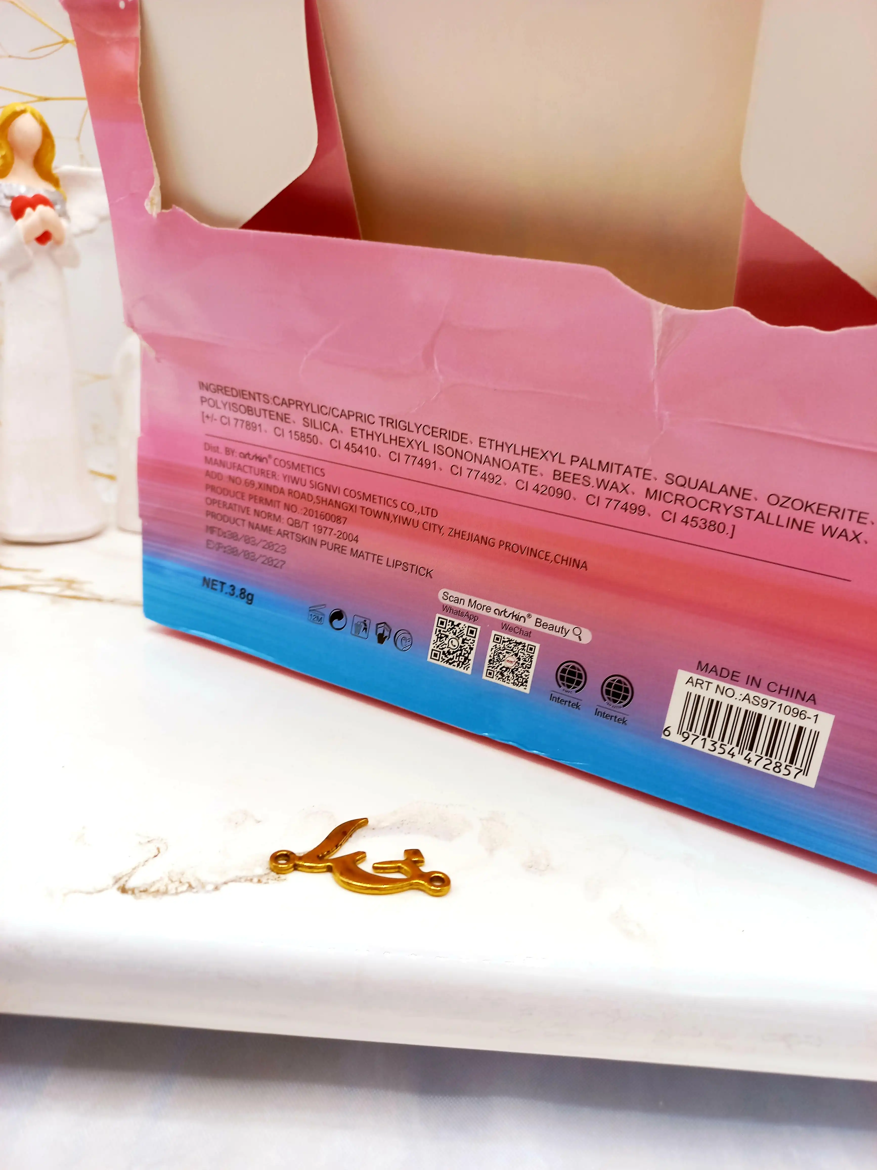 پک 6 تایی رژ جامد ضدآب مات آرت اسکین Art Skin کد AS971096