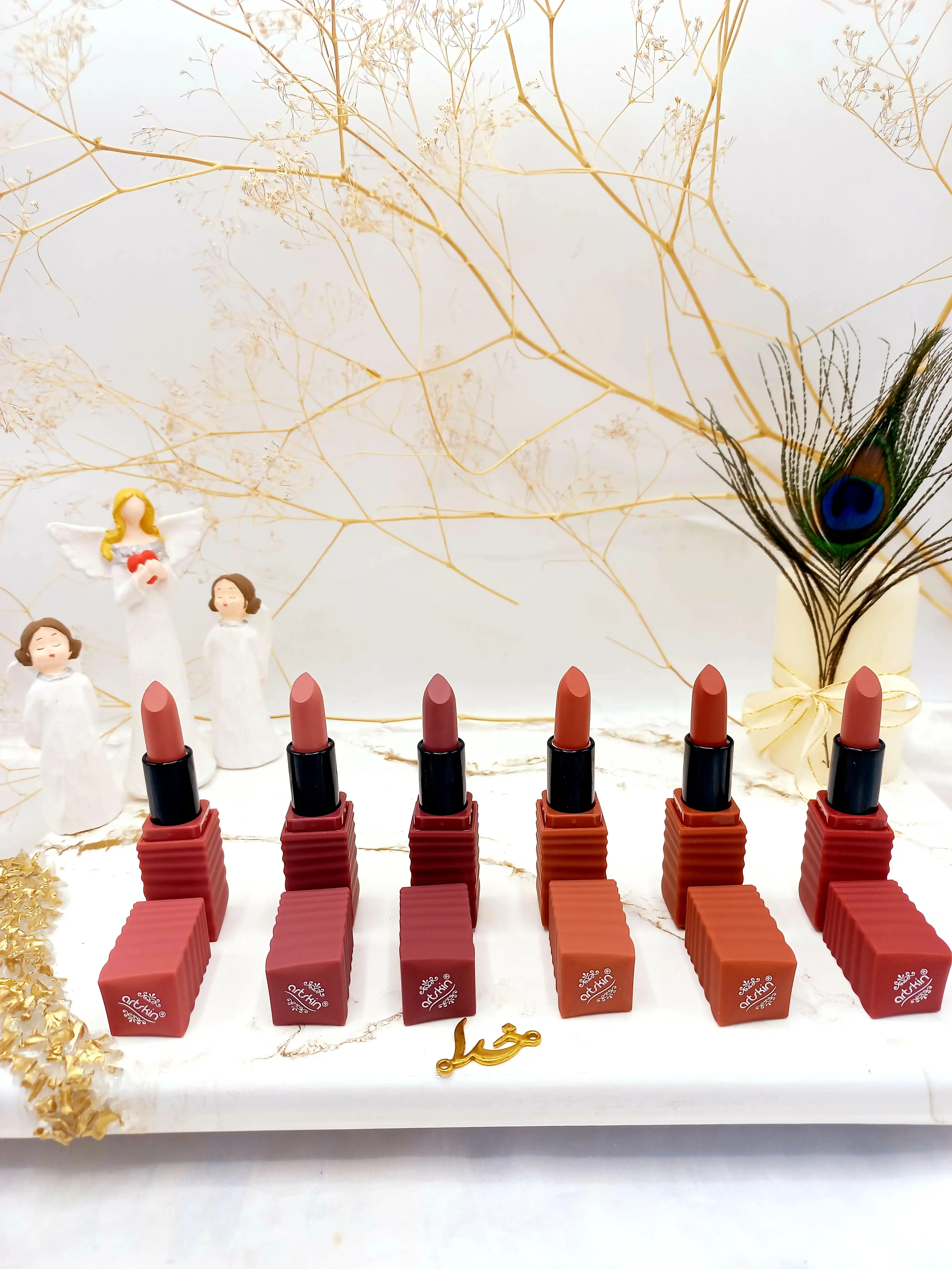 پک 6 تایی رژ جامد ضدآب مات آرت اسکین Art Skin کد AS971097