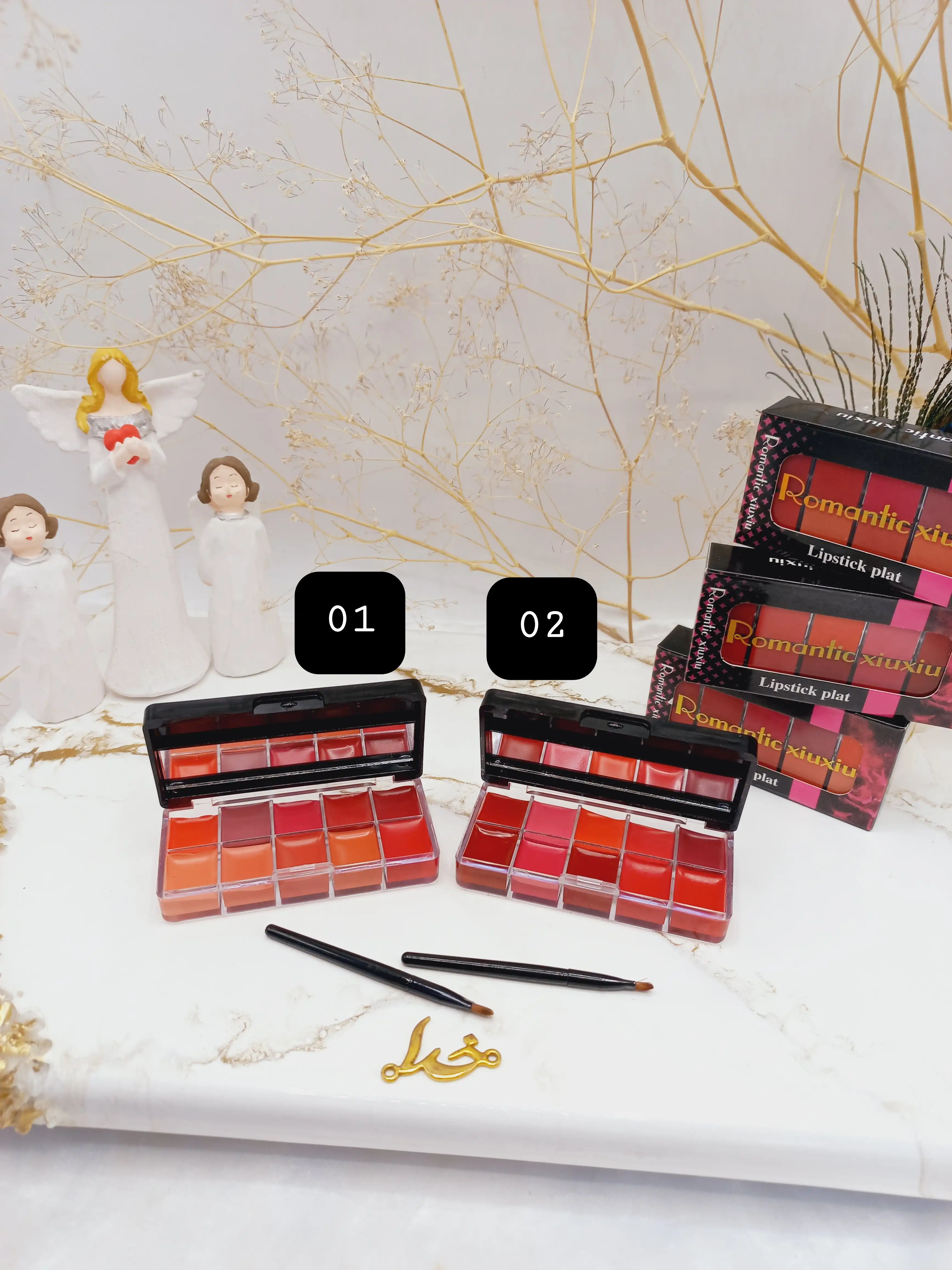 پالت رژ لب 10 تایی ROMANTIC XIUXIU کد 37999