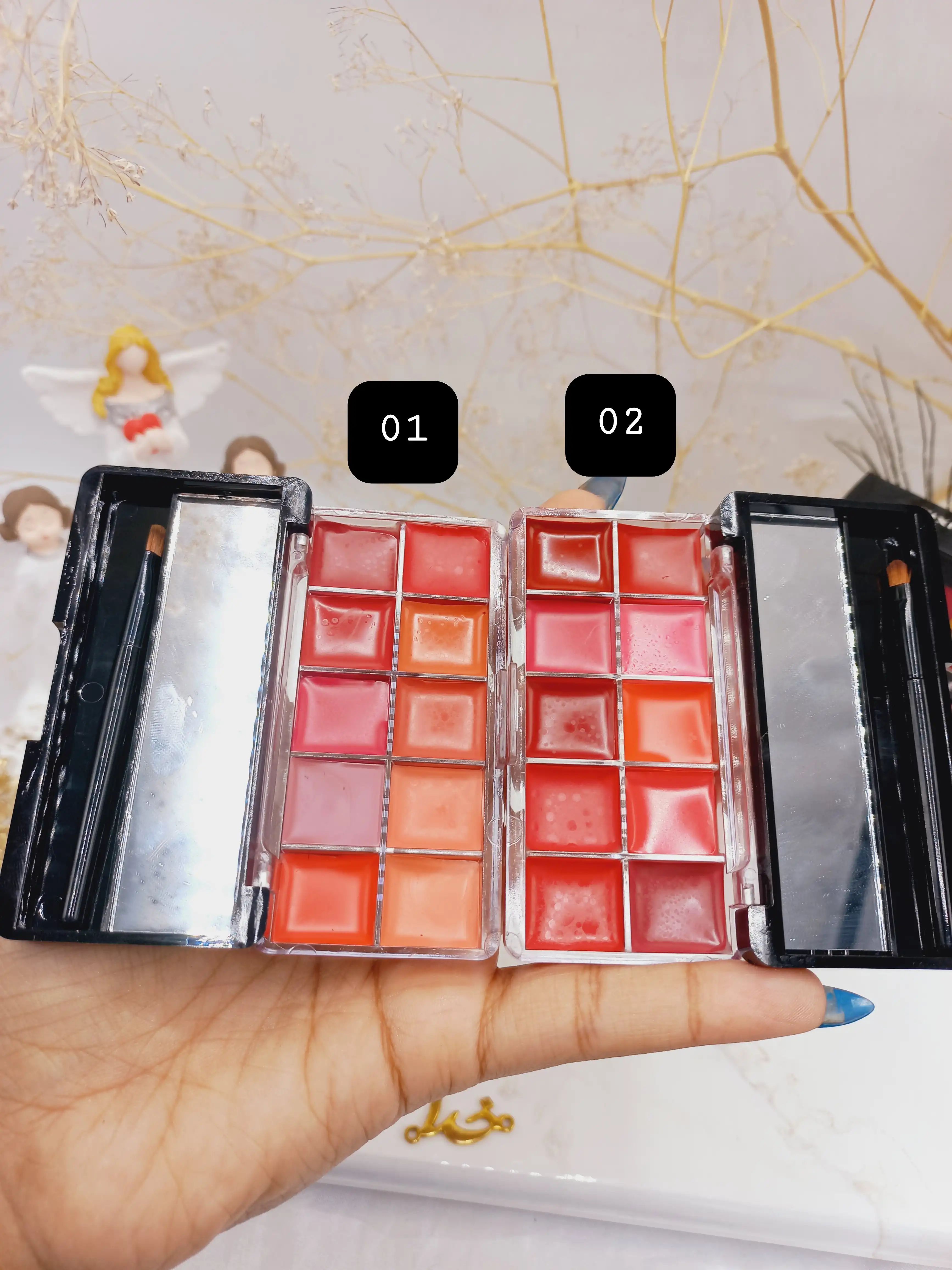 پالت رژ لب 10 تایی ROMANTIC XIUXIU کد 37999