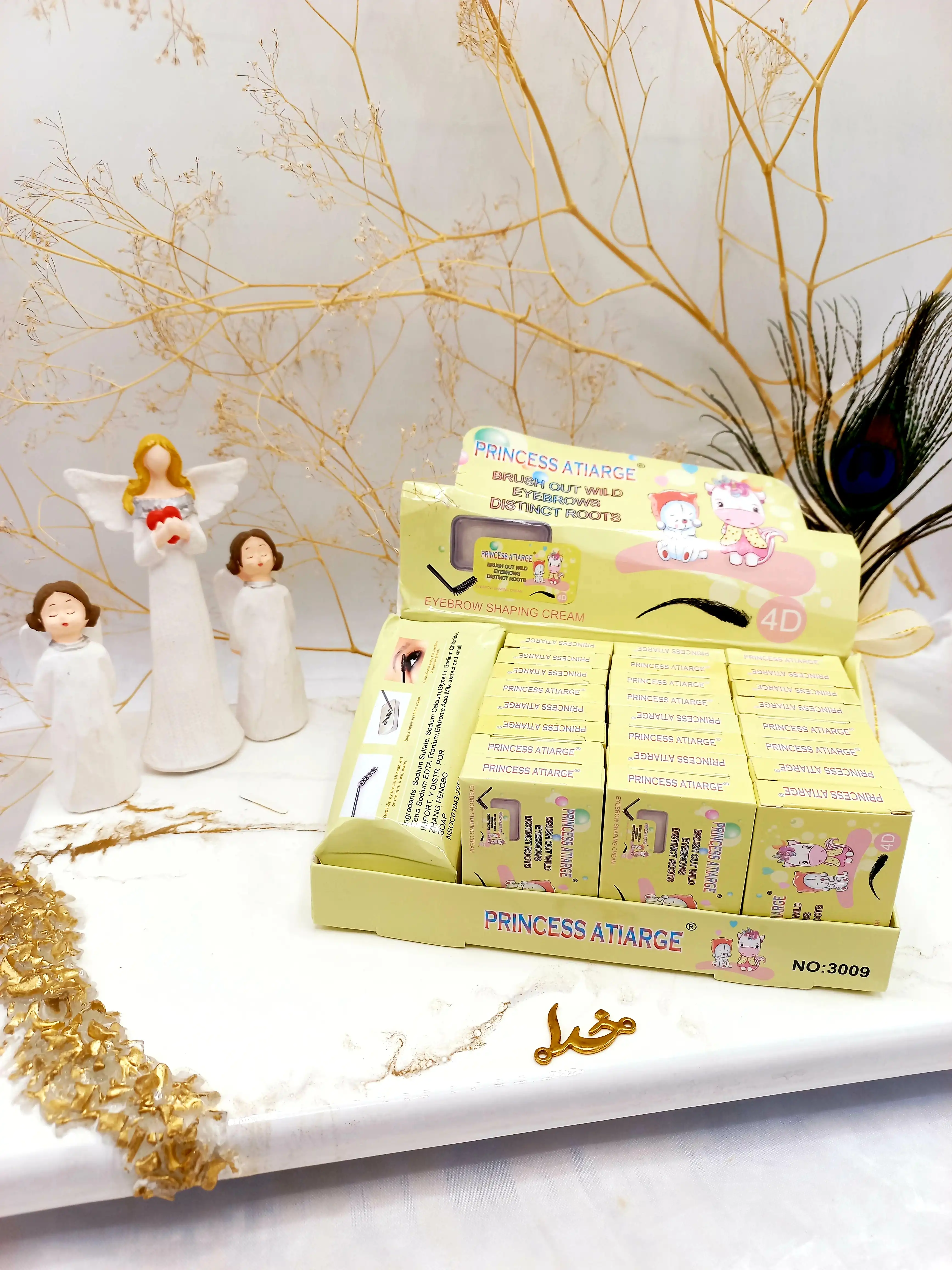 صابون ابرو لیفت کننده ابرو خرسی 4D PRINCESS ATIARGE کد 30045