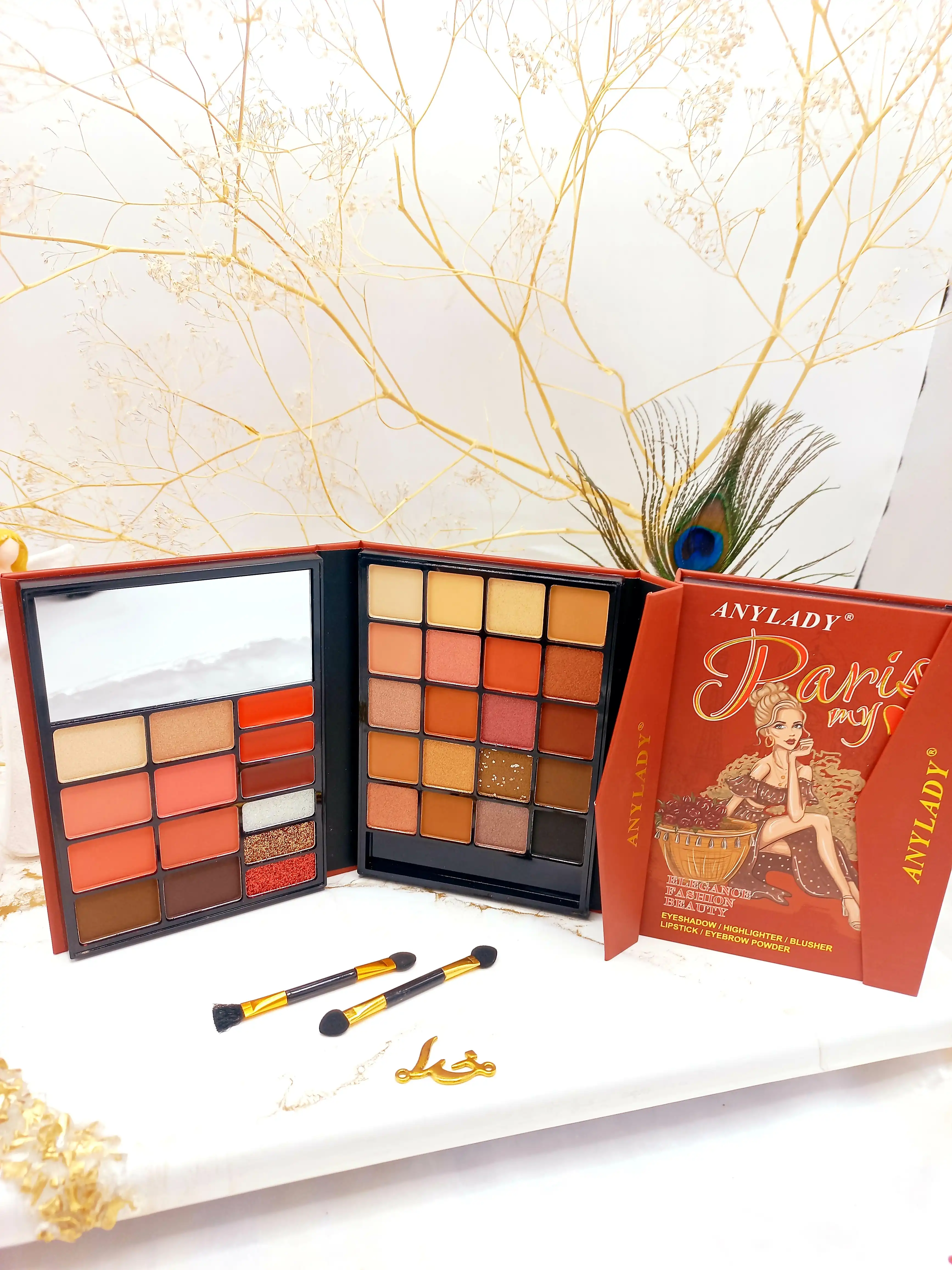 پالت سایه آنالیدی طرح دخترونه باربی ANYLADY کد 8602K