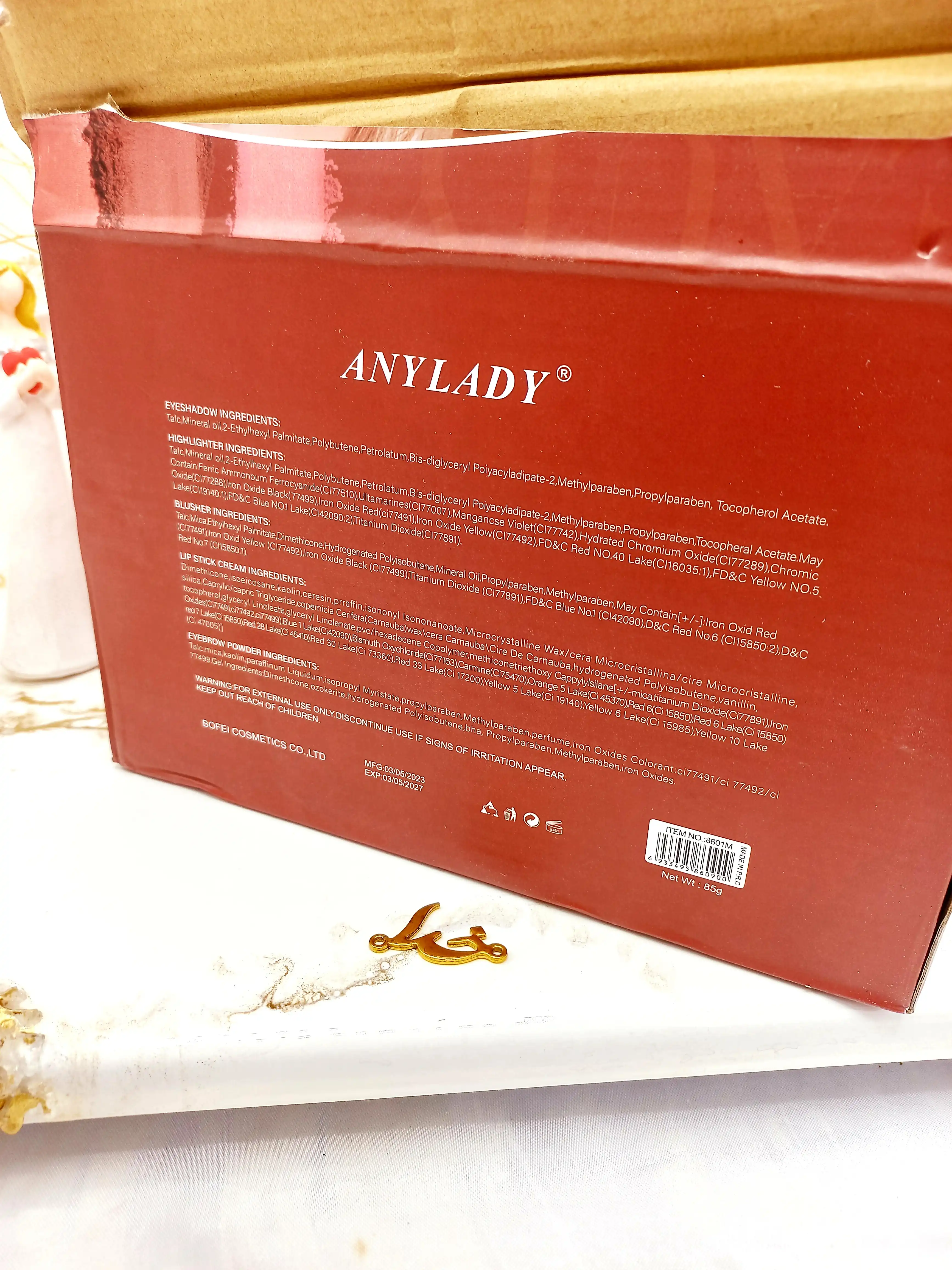 پالت سایه آنالیدی طرح فشن استایلANYLADY کد 8601M