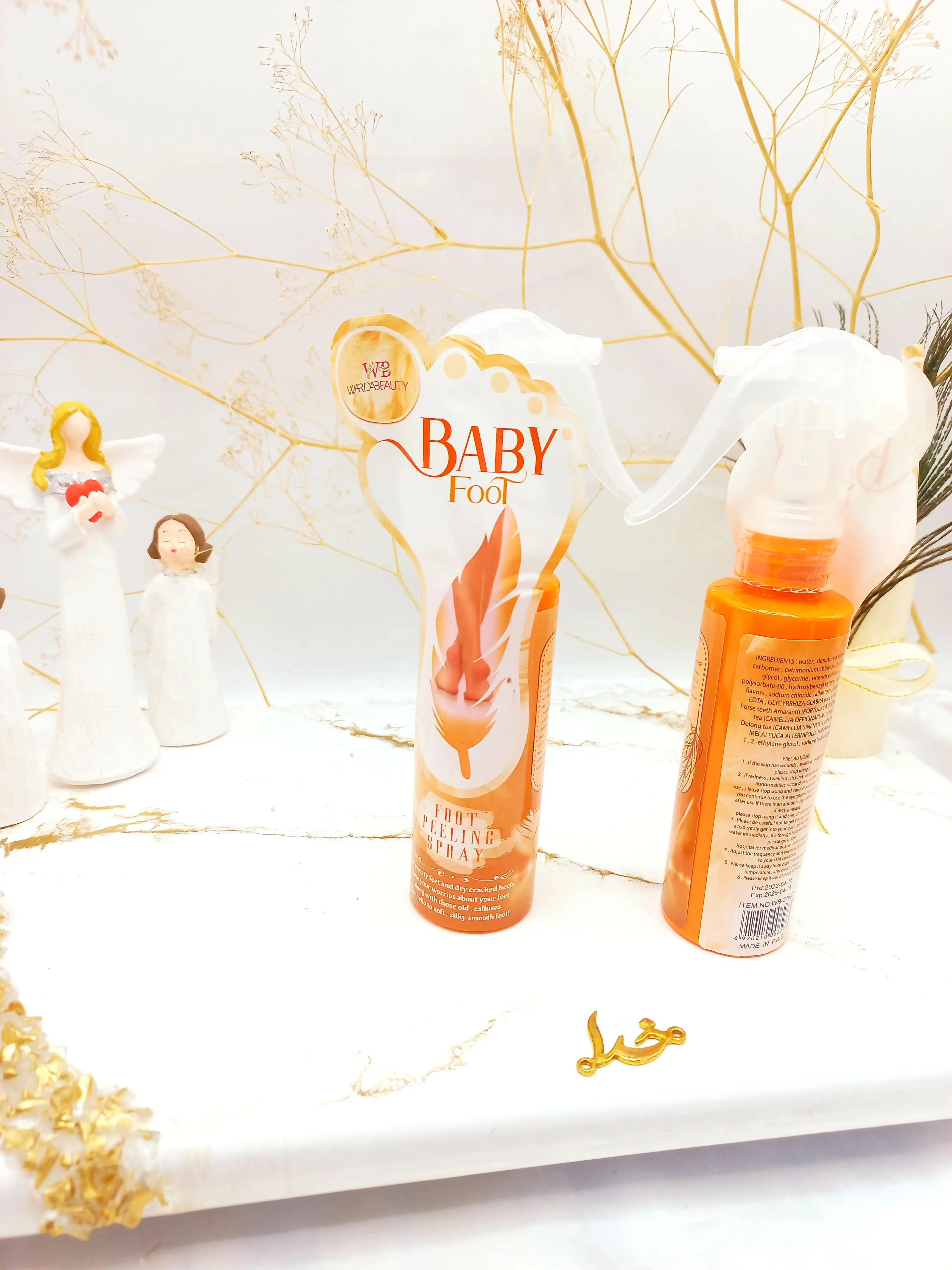 اسپری لایه بردار پا وردا بیوتی سری بیبی فوت کد WB21827