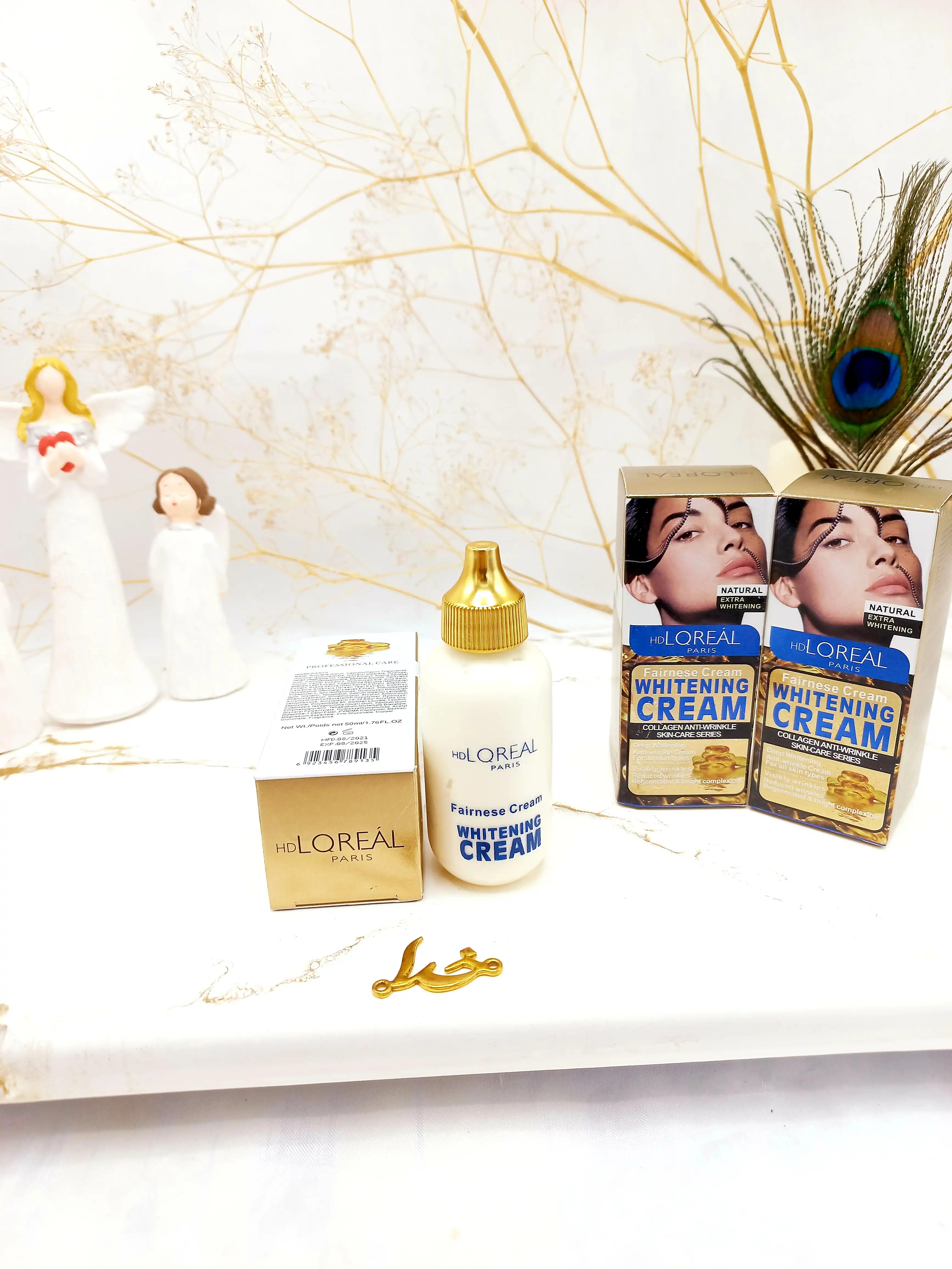 کرم سفید کننده و مراقبت از پوست و ضد چروک کلاژن HD LOREAL