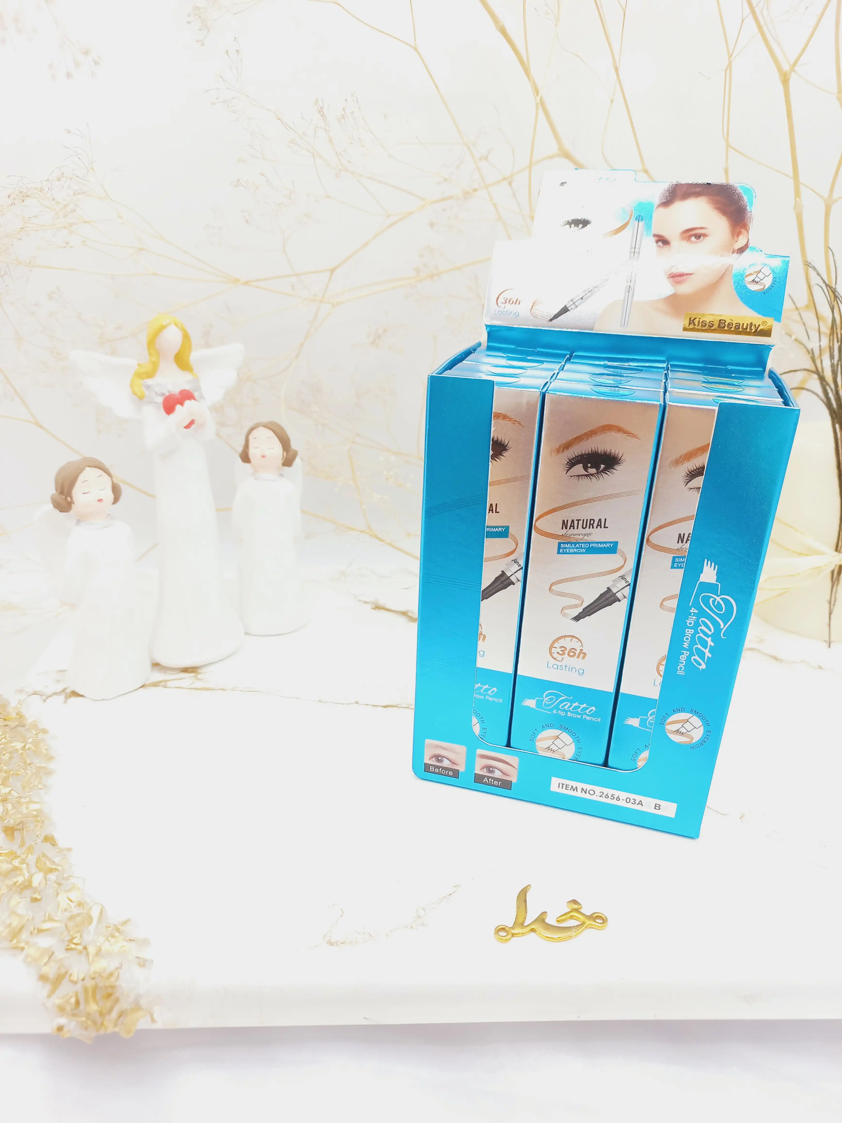 هاشور ابرو چهار خطه کیس بیوتی Kiss beauty کد 265603AB