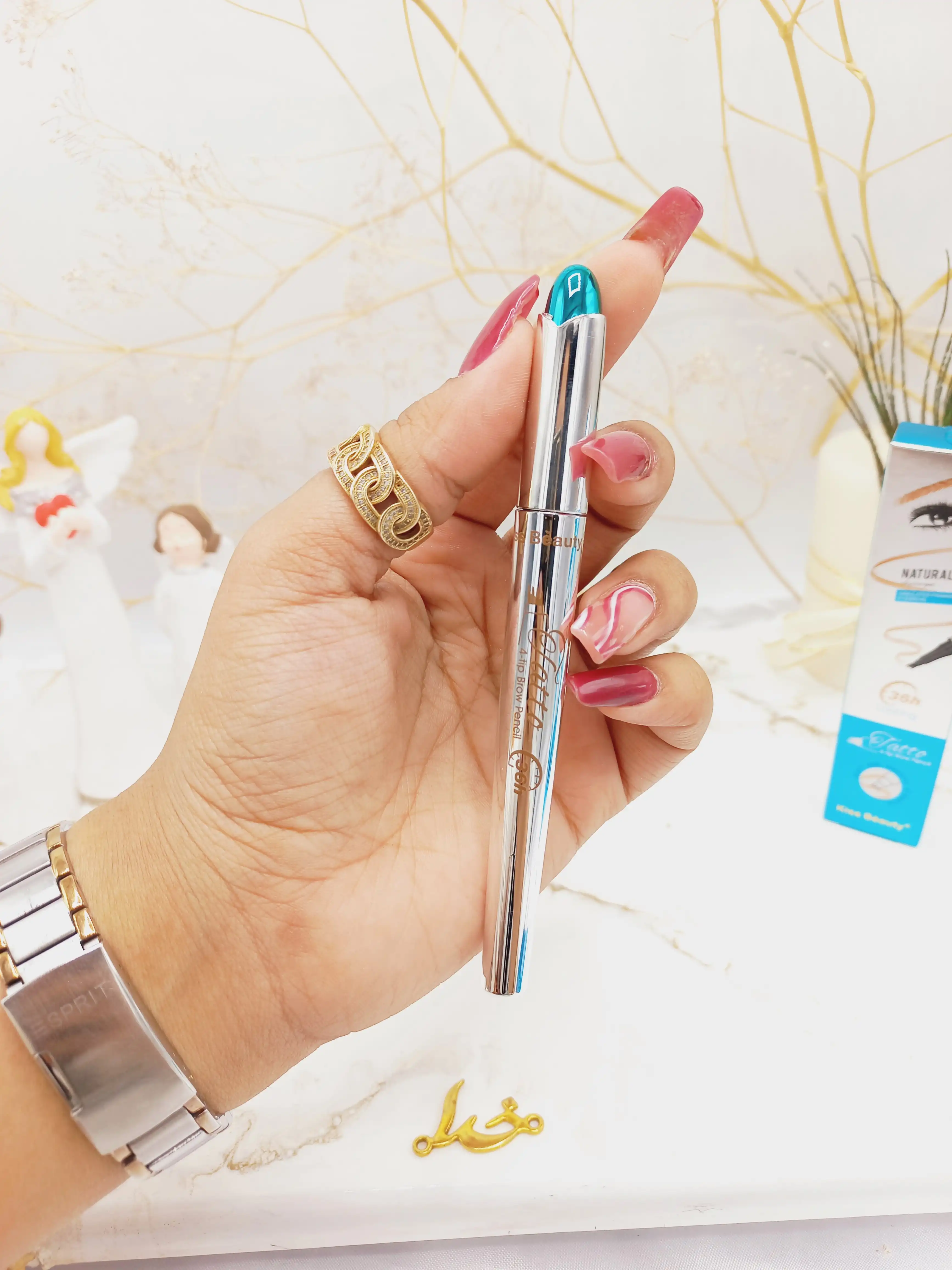 هاشور ابرو چهار خطه کیس بیوتی Kiss beauty کد 265603AB