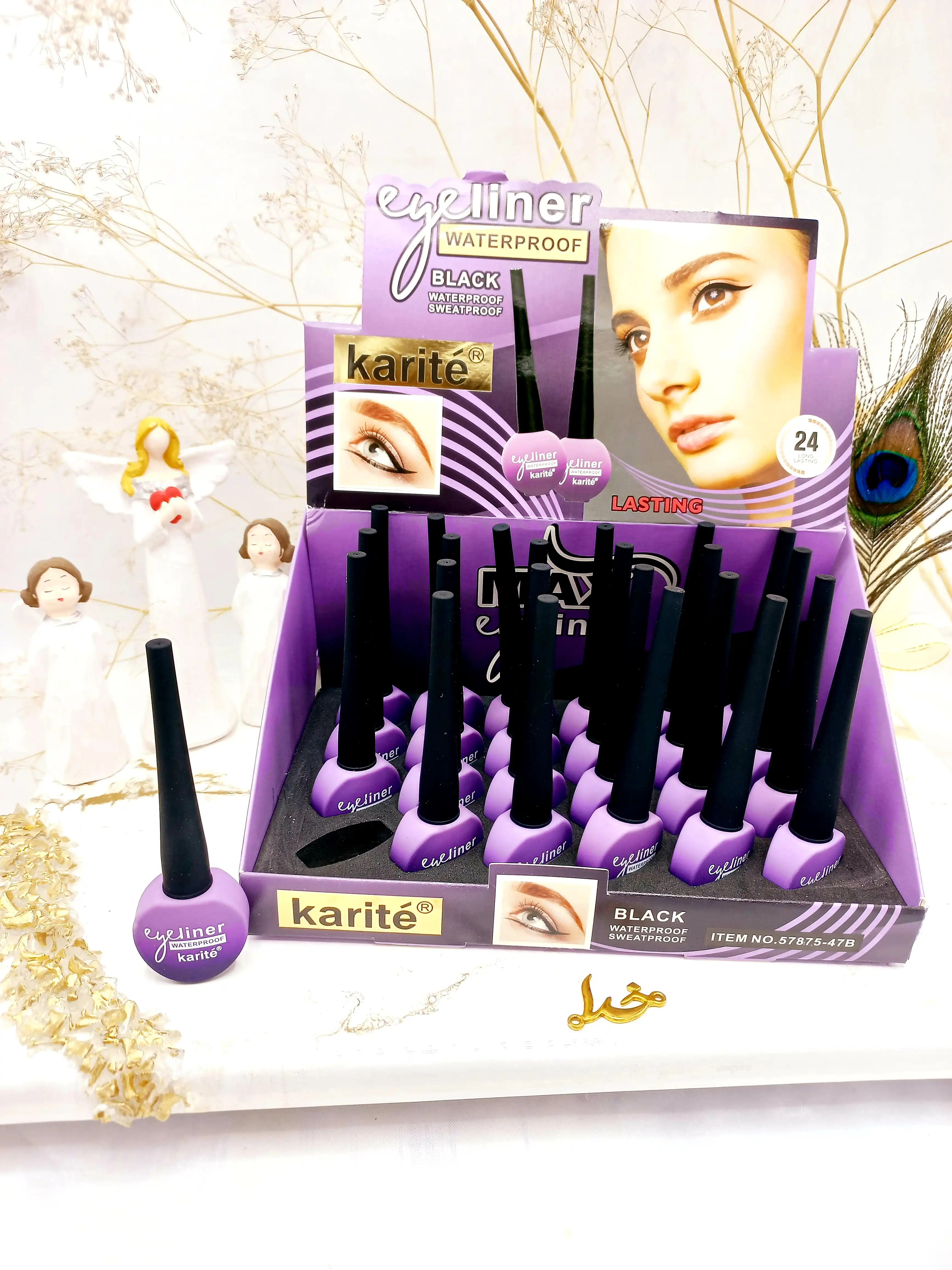 خط چشم ضد آب ماژیکی 24 ساعته کاریته karite کد 57875