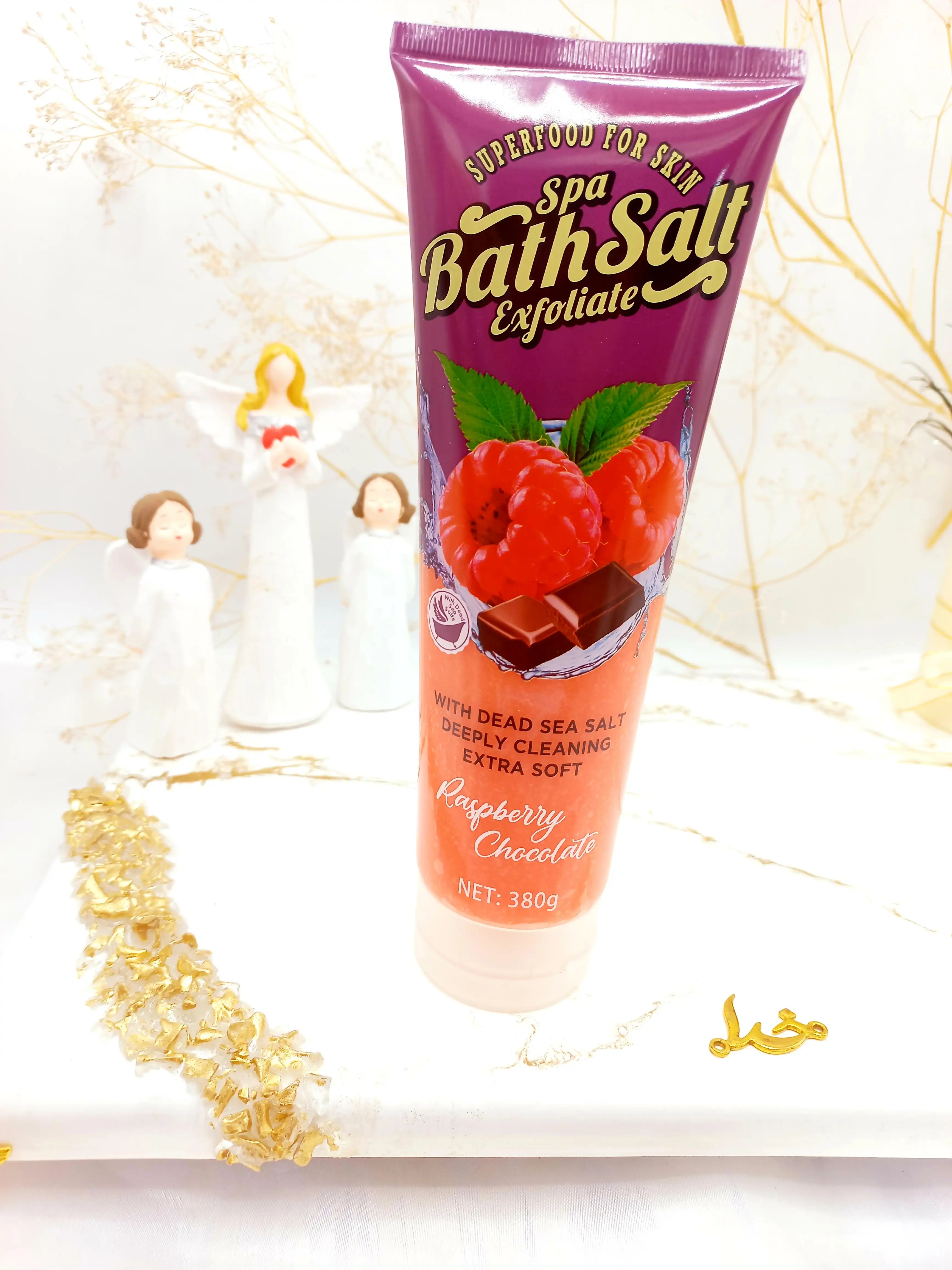 نمک حمام سفید کننده ذغال اخته و شکلات وکالی Wokali  کد HA3060