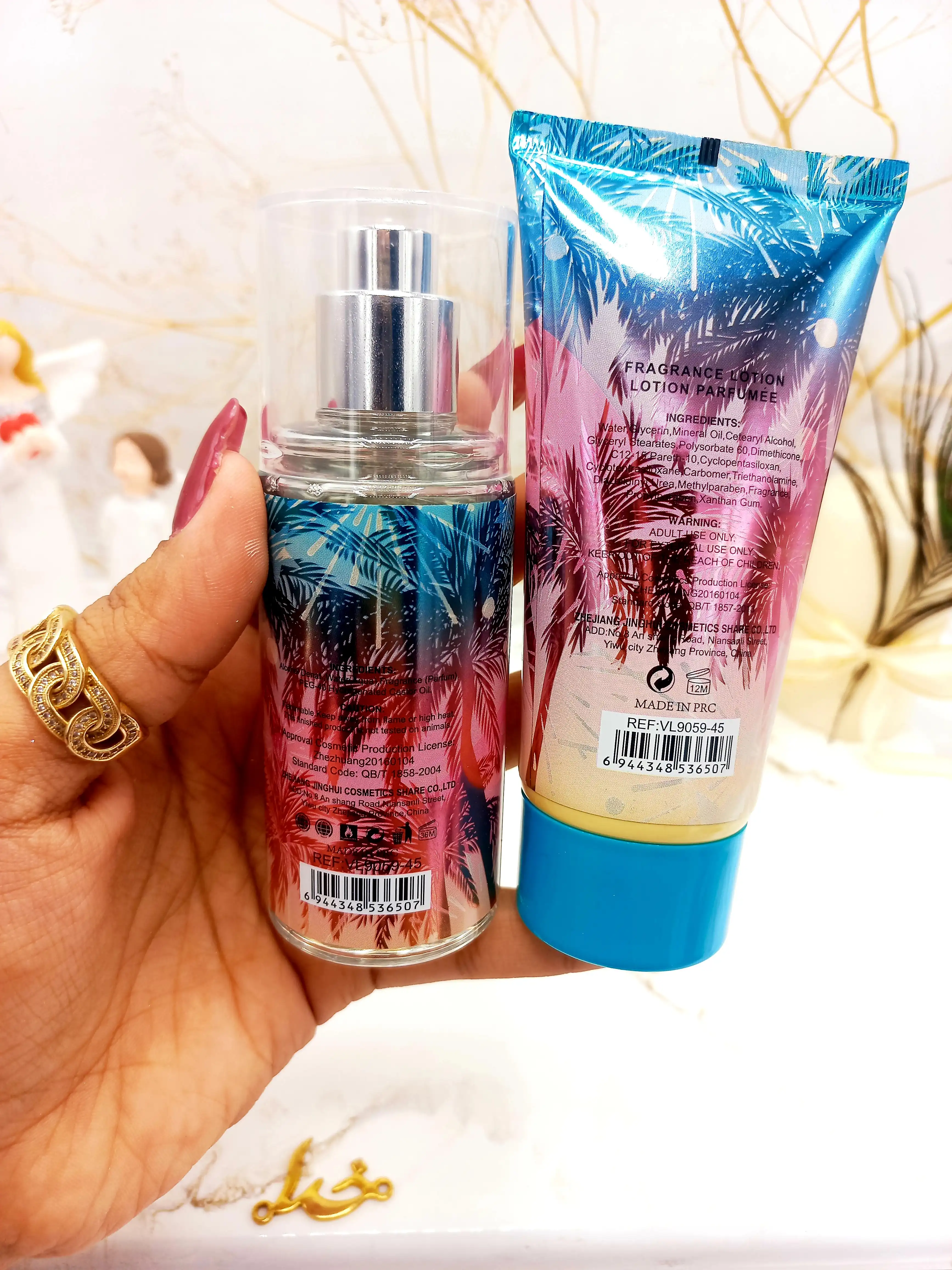 ست بادی اسپلش و لوسیون وی وی لاو کد VL905945