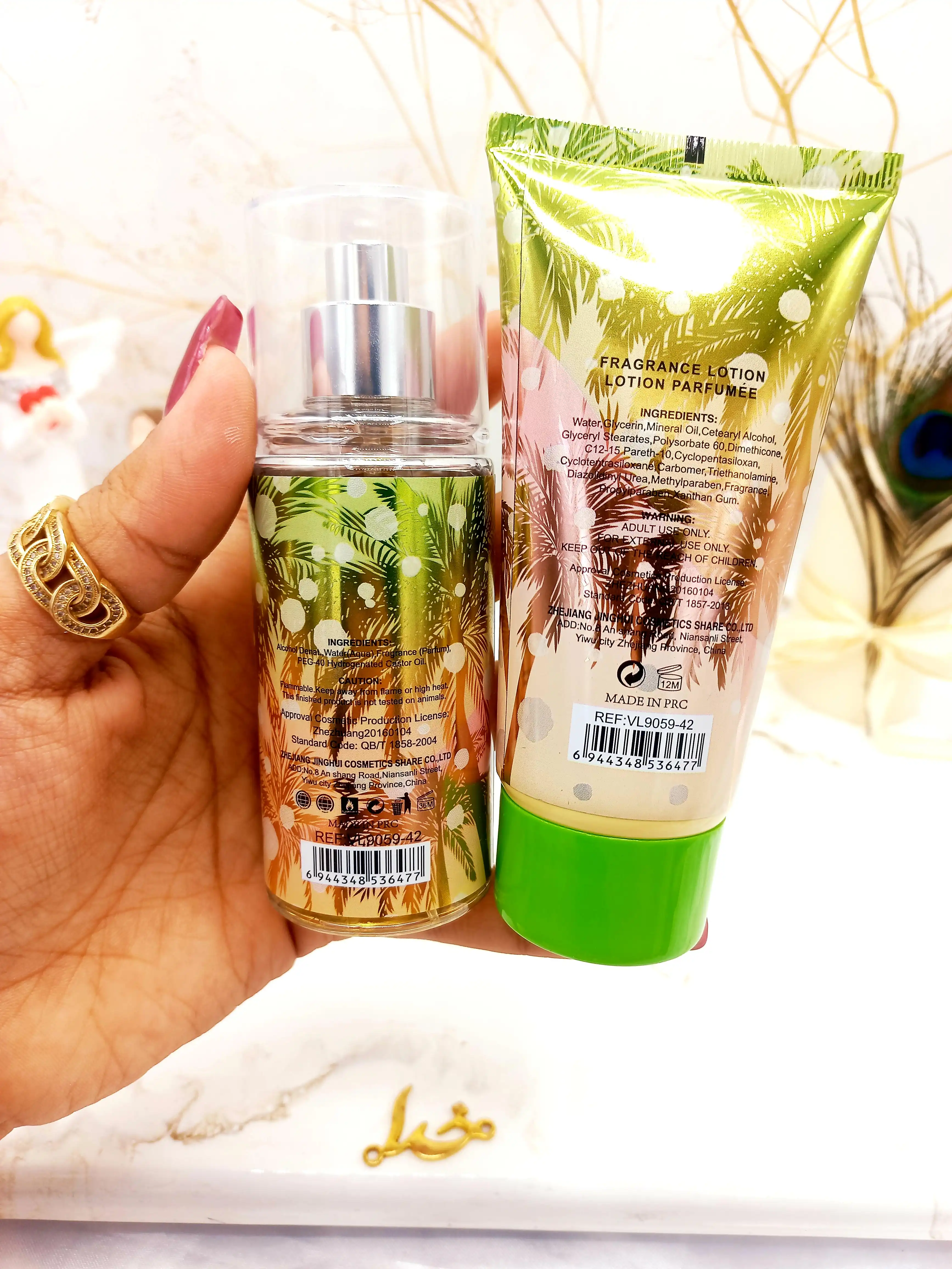 ست بادی اسپلش و لوسیون وی وی لاو کد VL905942