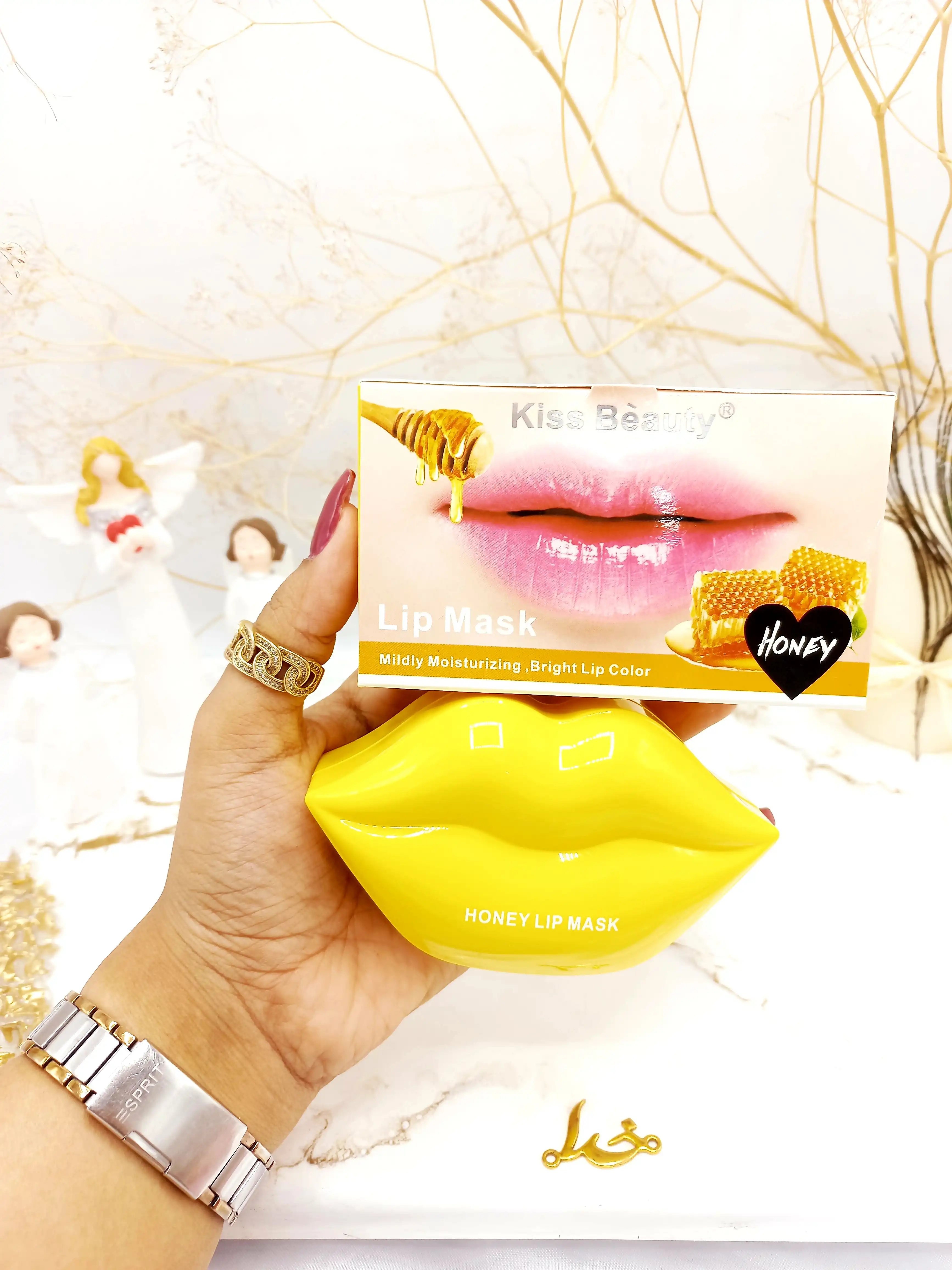 پچ لب کاسه ای 20 عددی عسل کیس بیوتی kiss beauty کد 112303H