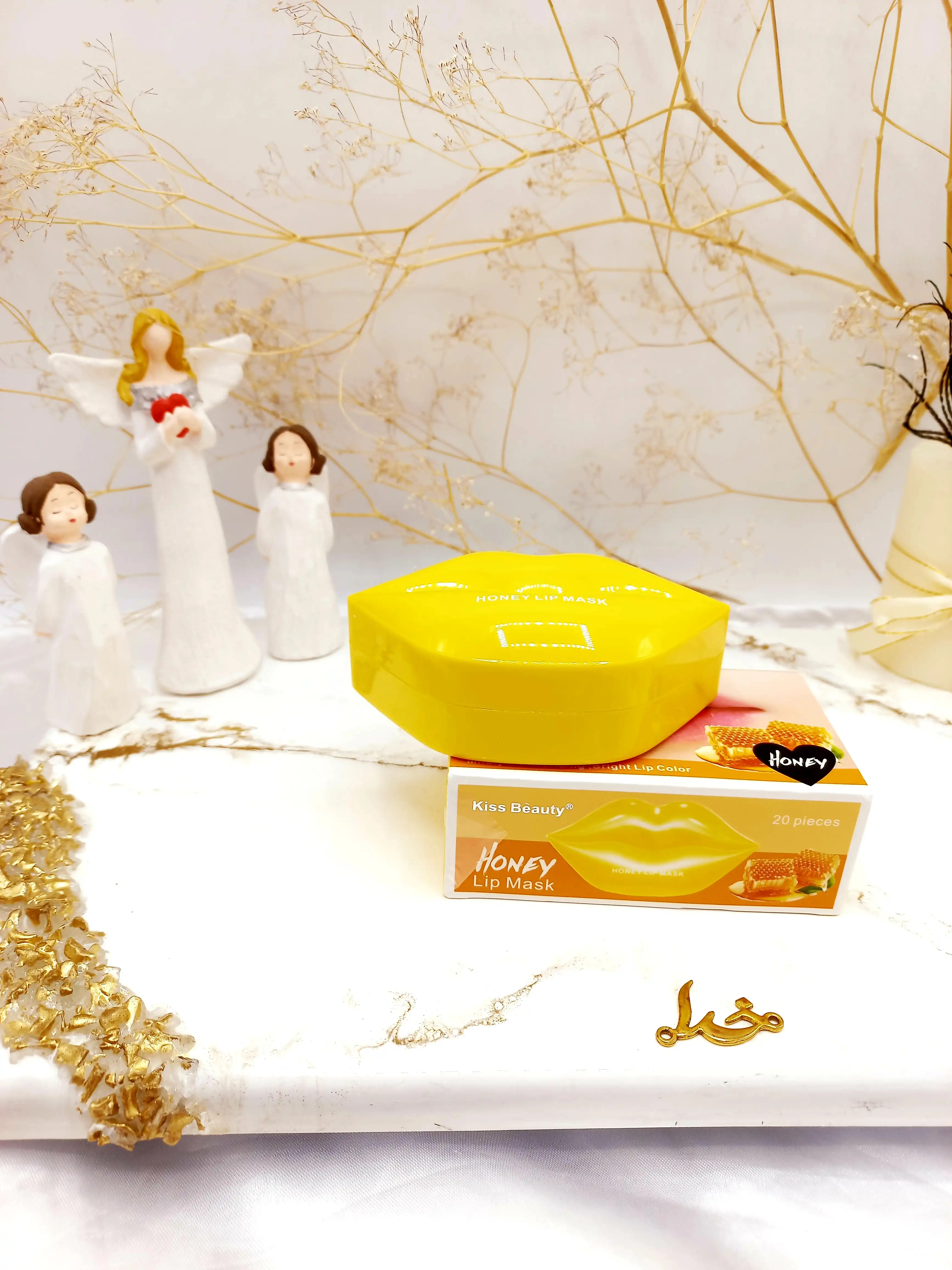 پچ لب کاسه ای 20 عددی عسل کیس بیوتی kiss beauty کد 112303H
