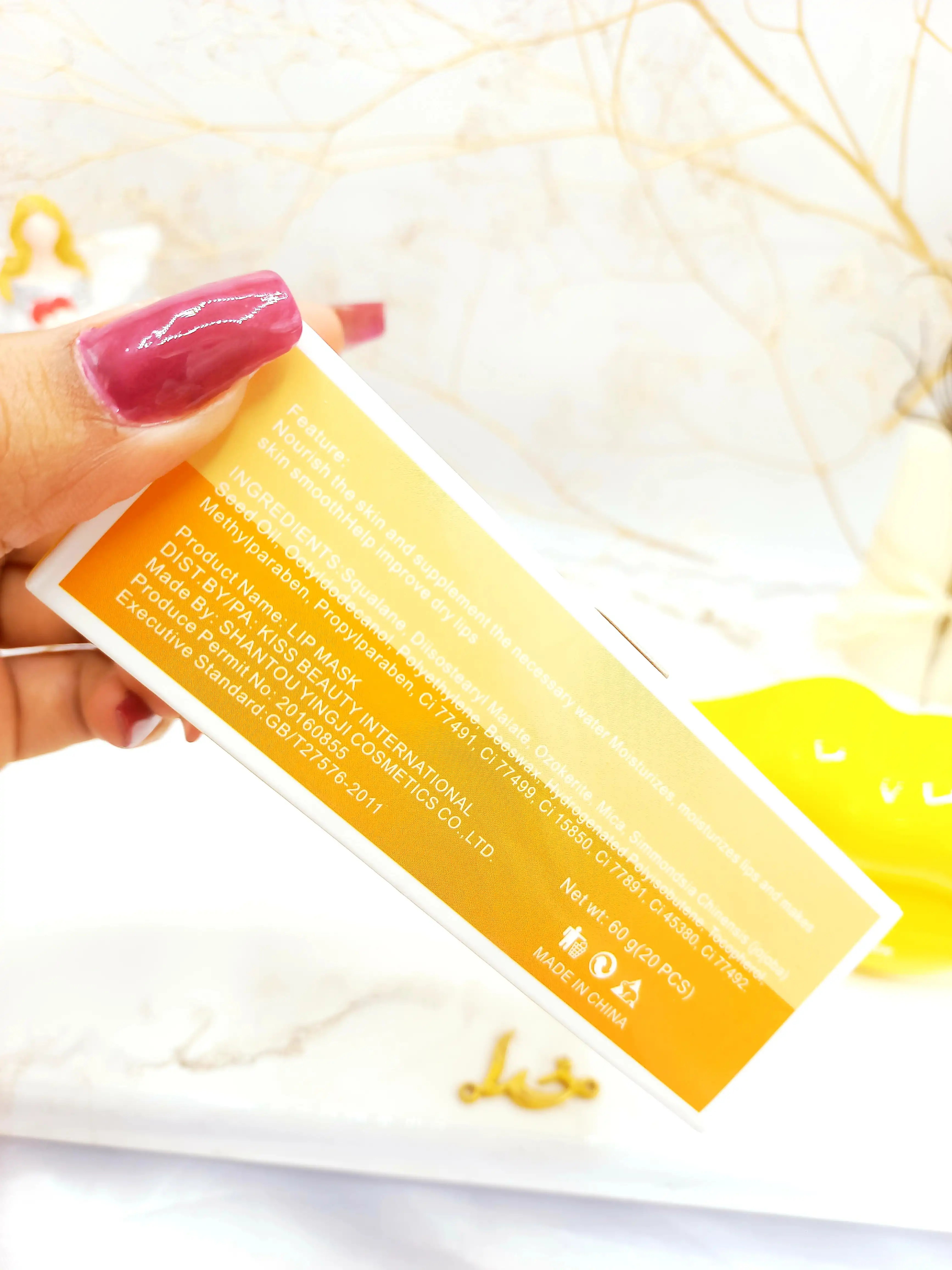 پچ لب کاسه ای 20 عددی عسل کیس بیوتی kiss beauty کد 112303H