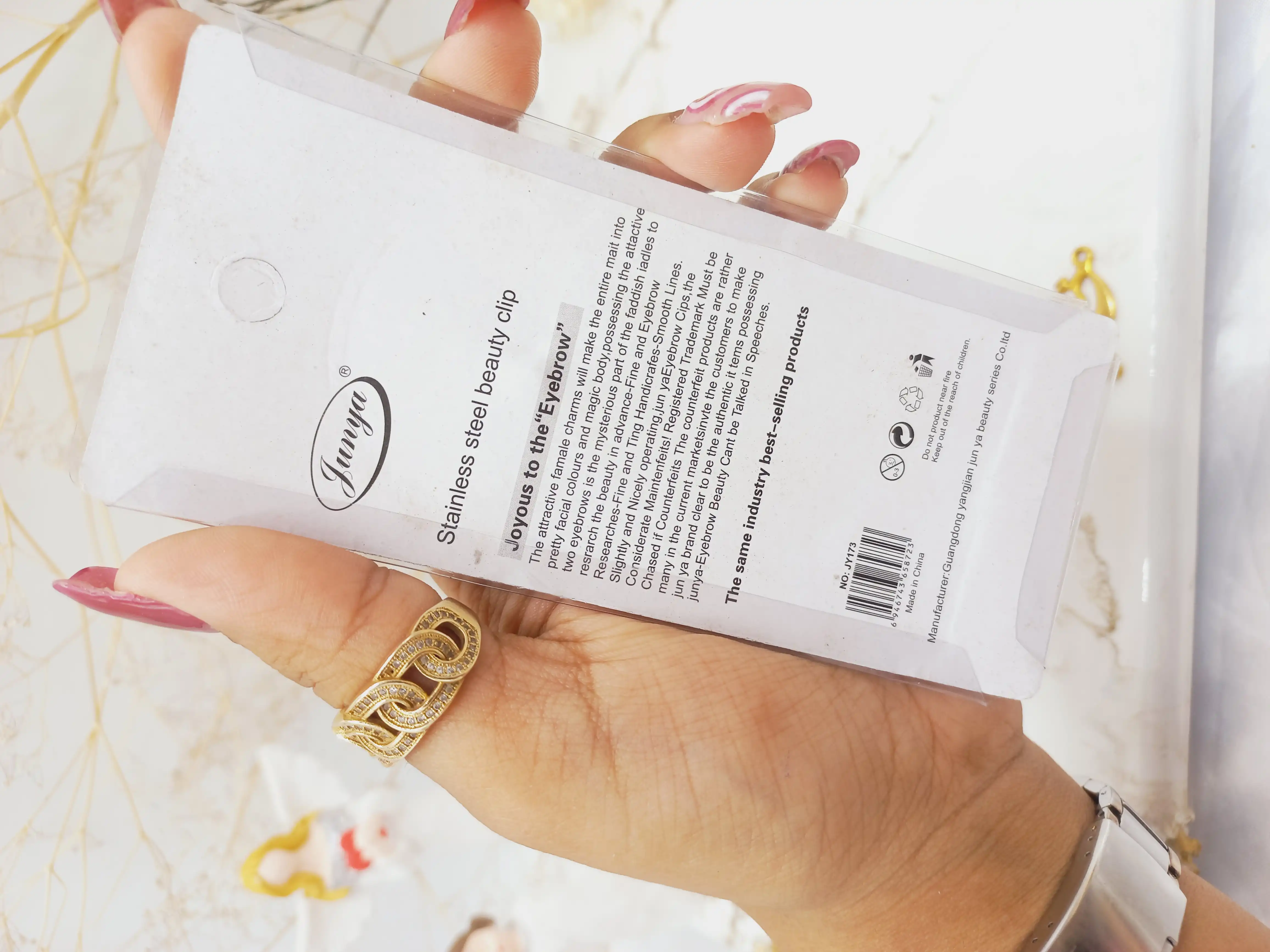 موچین ابرو ساده کد jk173