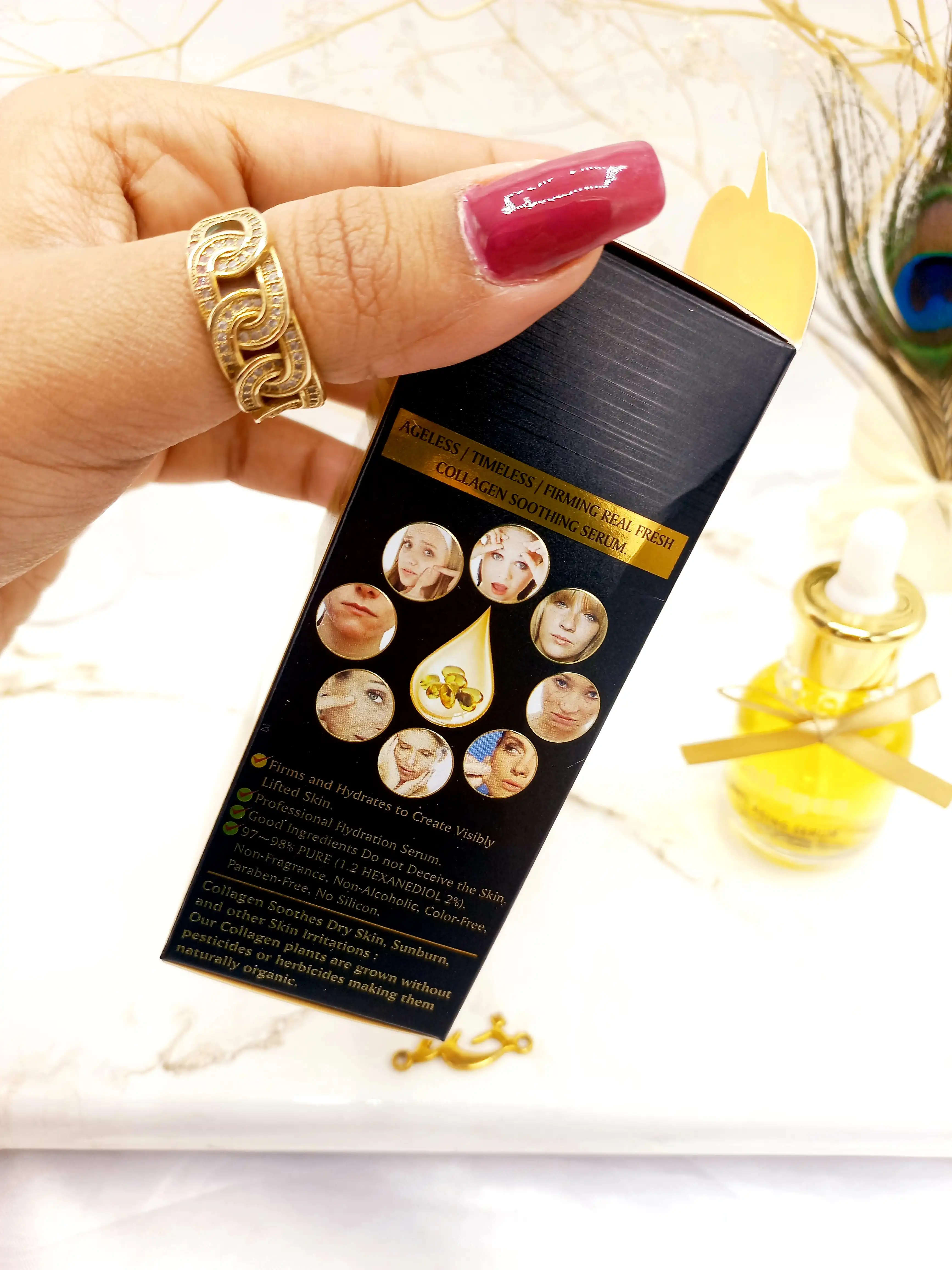 سرم ضد پیری قوی و ضد آکنه برند کلاژن وکالی Wokali کد kl007