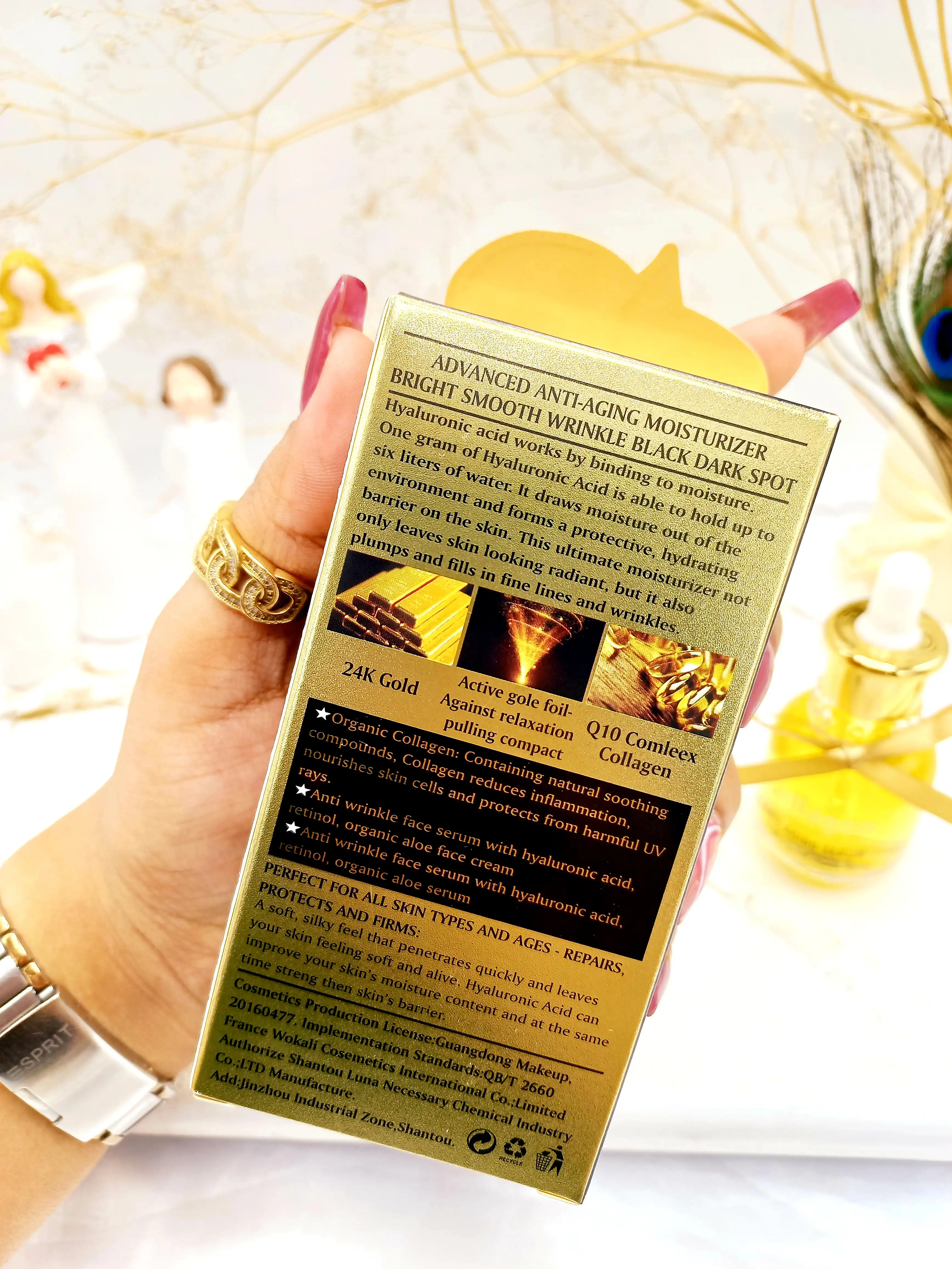 سرم ضد پیری قوی و ضد آکنه برند کلاژن وکالی Wokali کد kl007