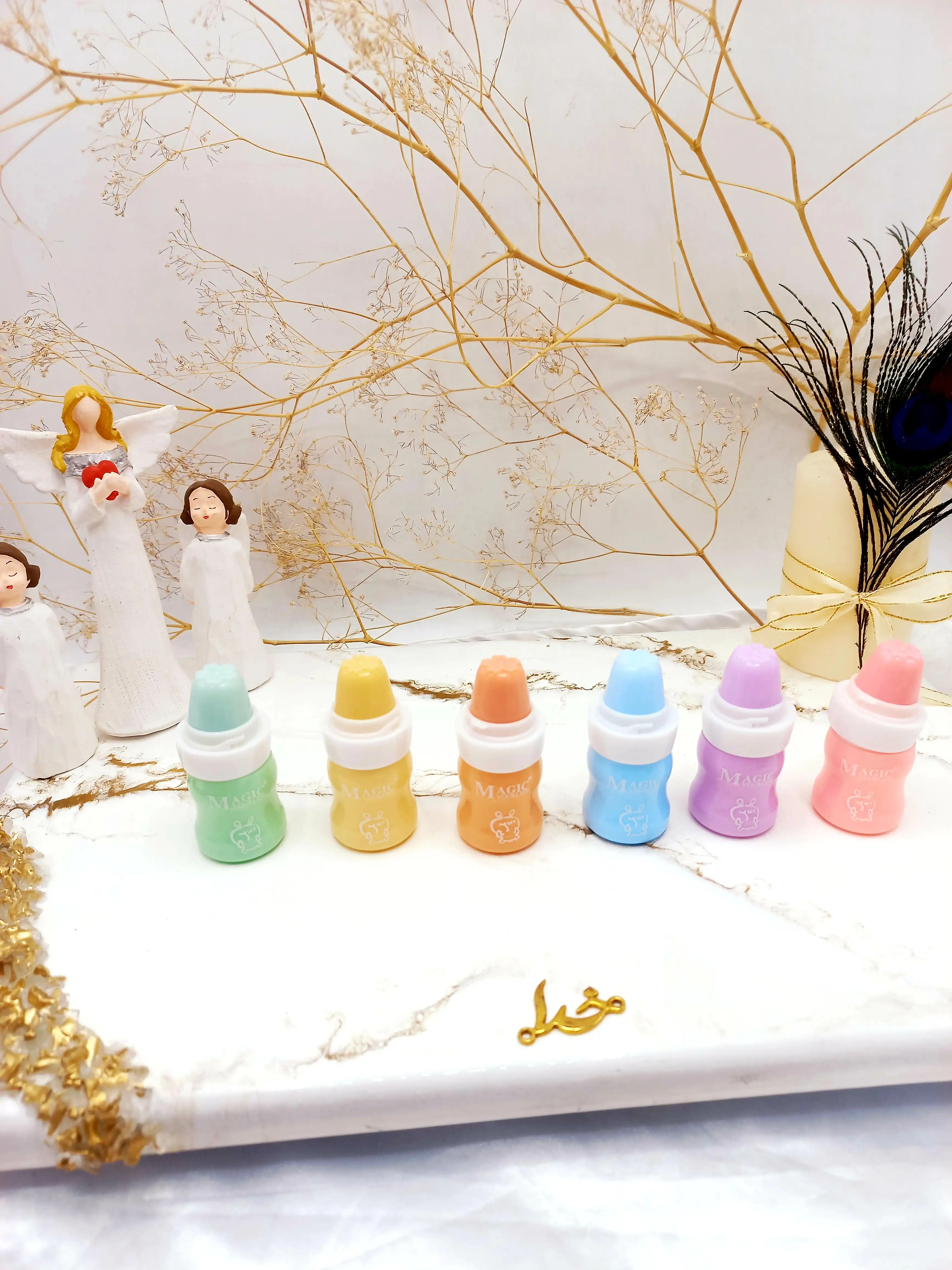 بالم لب فانتزی طرح شیشه شیر مجیک MAGIC کد LS835