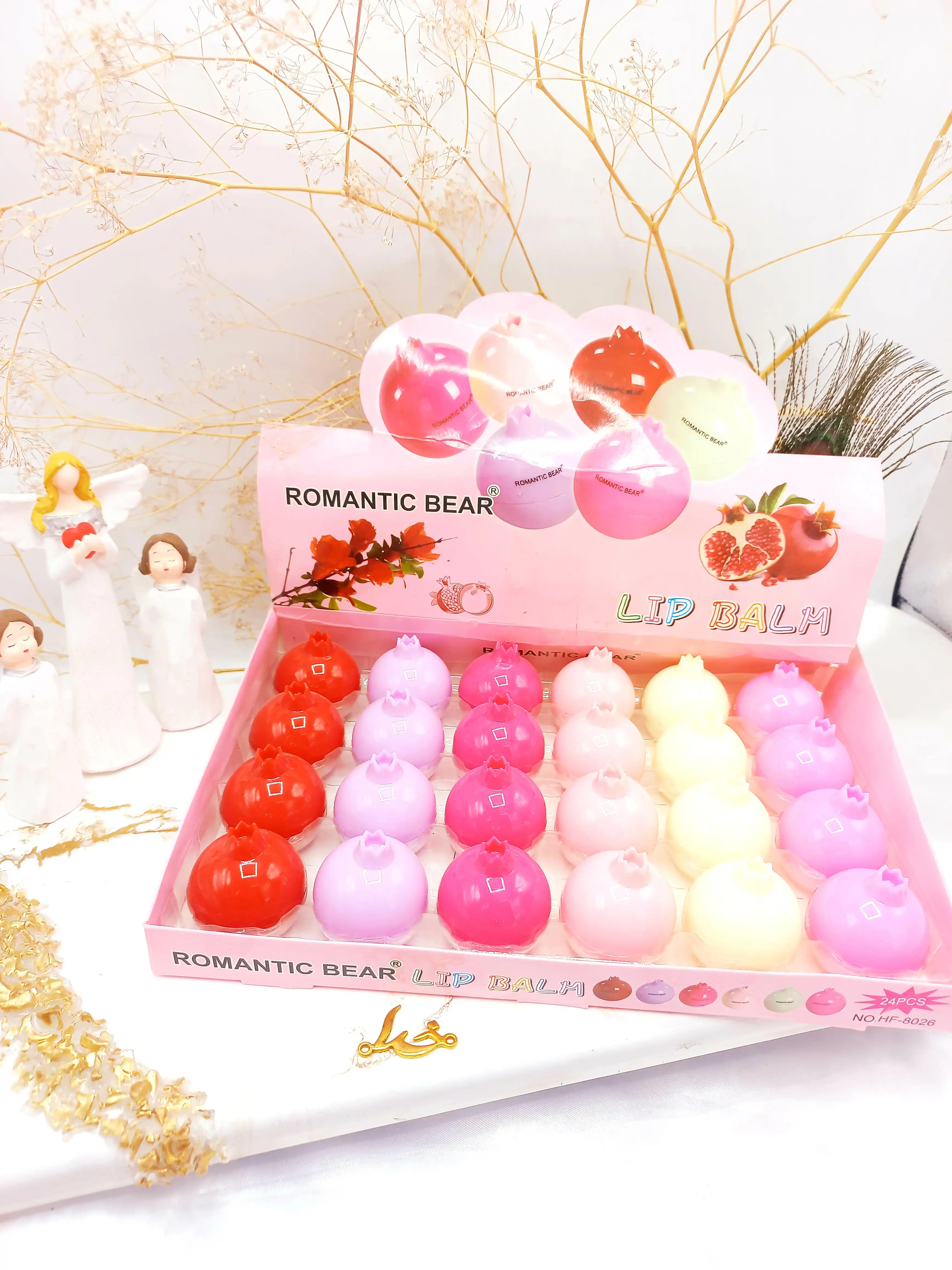 بالم لب فانتزی طرح انار رمانتیک بر ROMANTIC BEAR کد 8026
