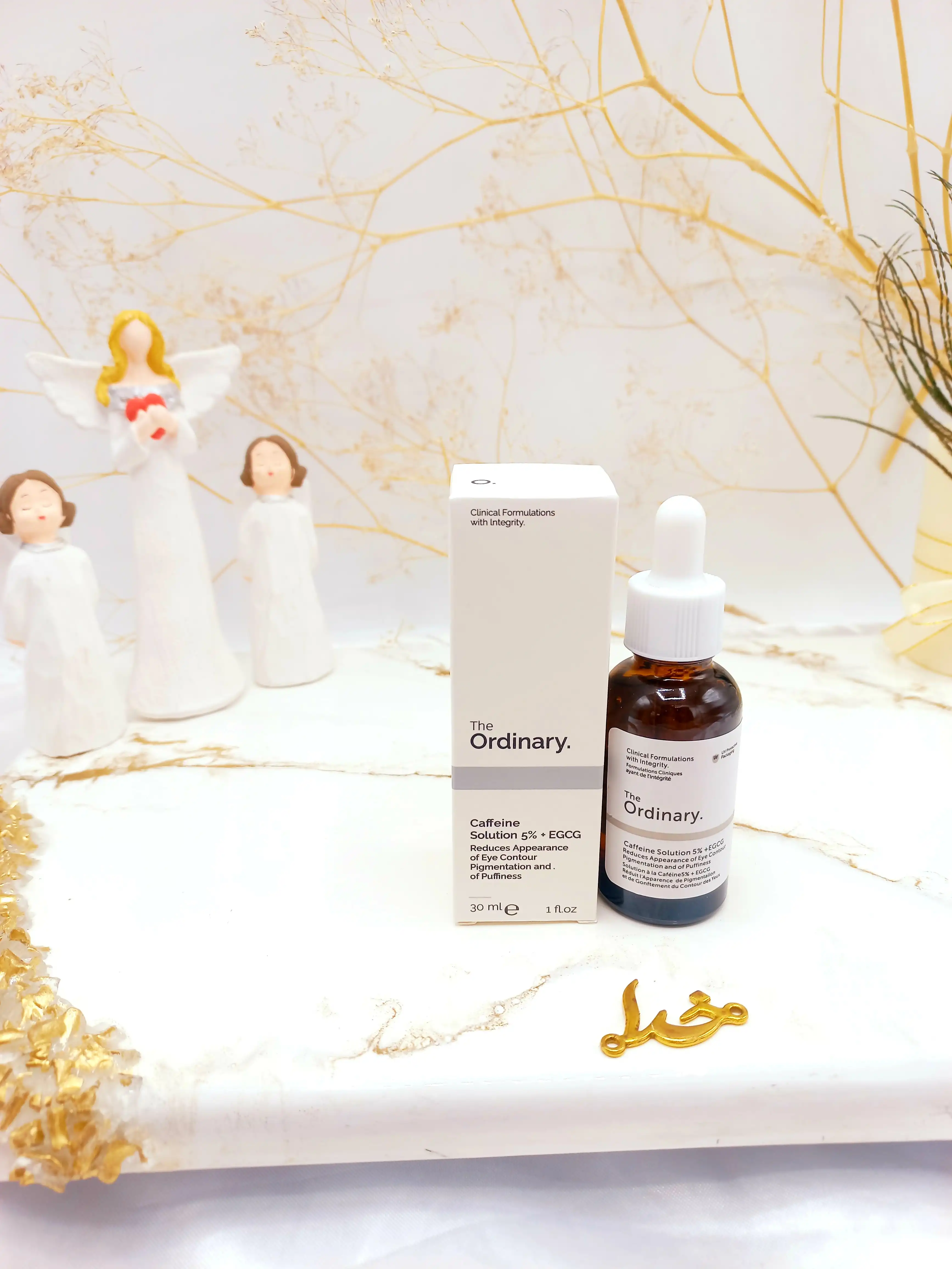 سرم ضد تیرگی و پف دور چشم کافئین حجم 30 میل اوردینری ordinarily