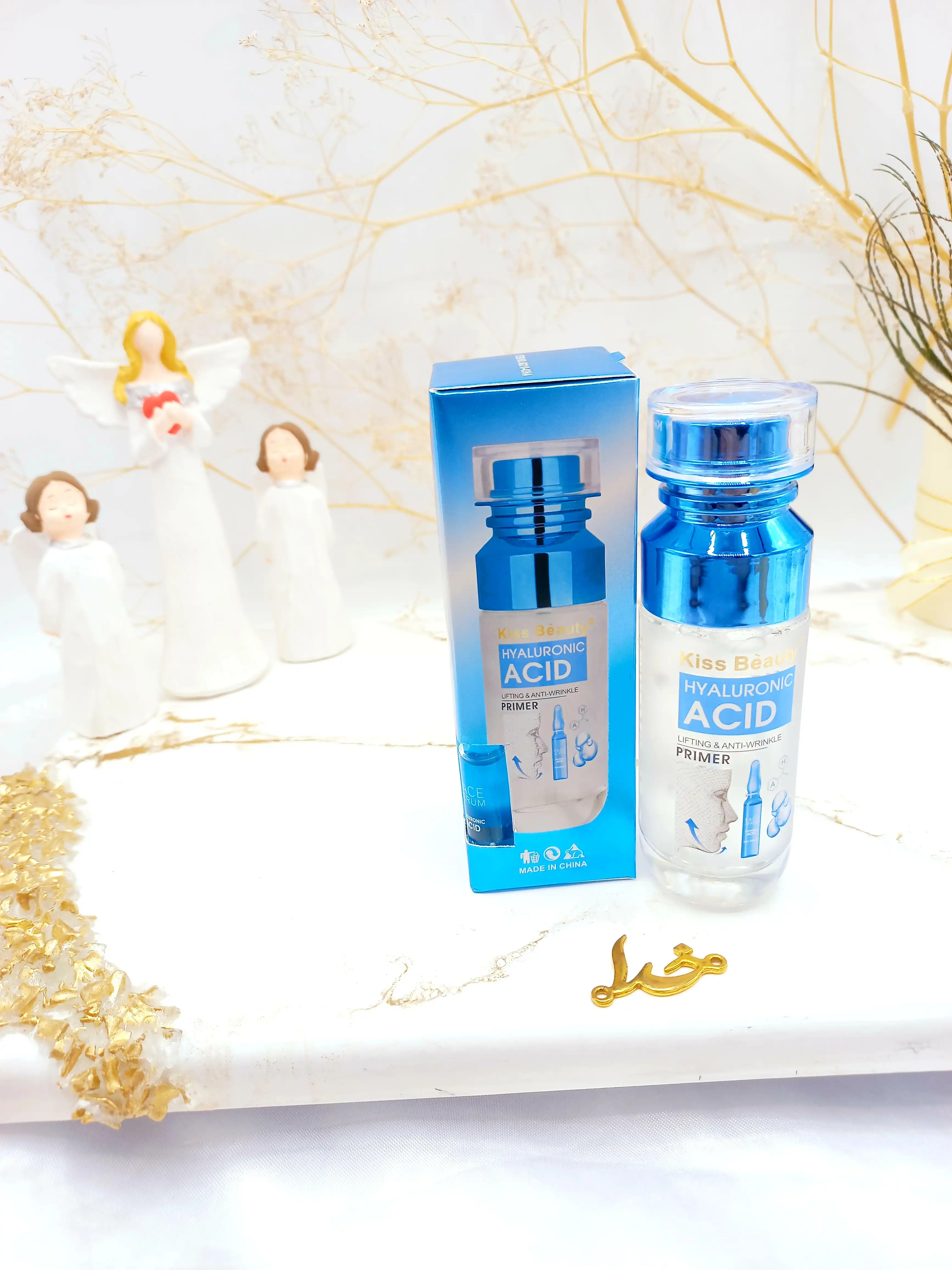 پرایمر لیفتینگ و ضد چروک قوی هیالورونیک اسید کیس بیوتی kiss beauty کد 682180