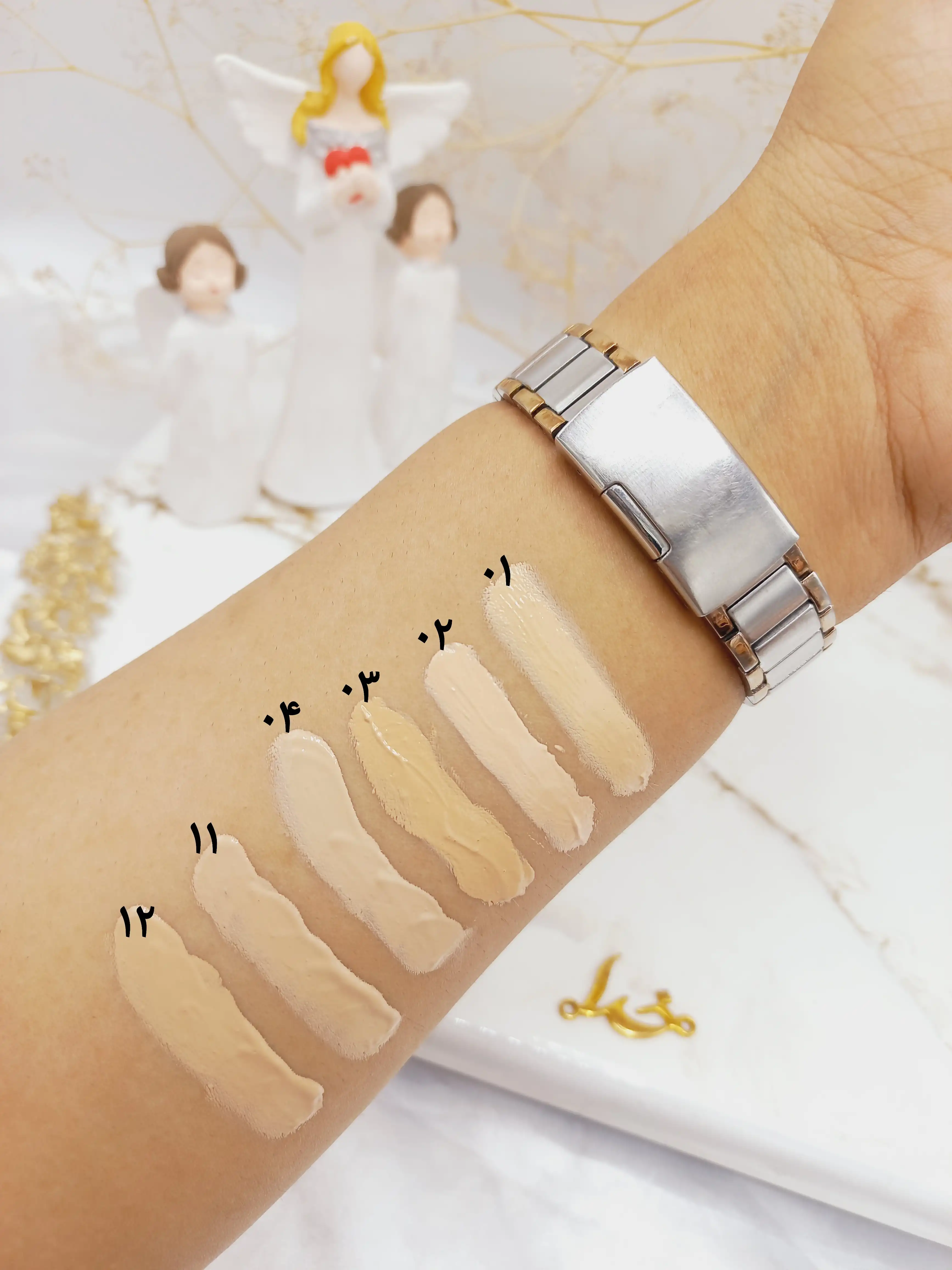 کرم پودر تیوپی مدل NC25 پینک کی pink key کد pB3054