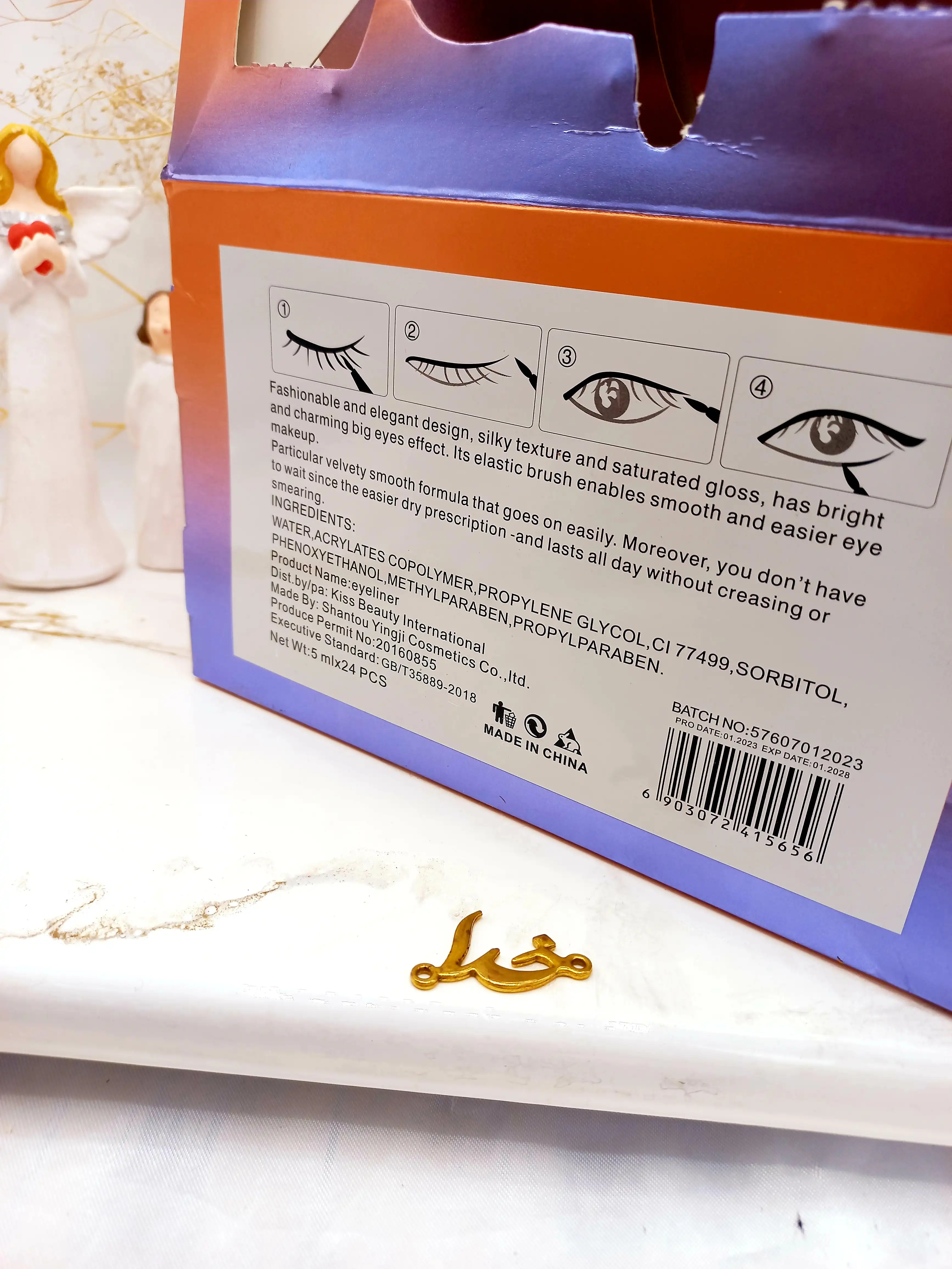 خط چشم پر طرفدار ماژیکی مدل مکس max کیس بیوتی kiss beauty کد 57607