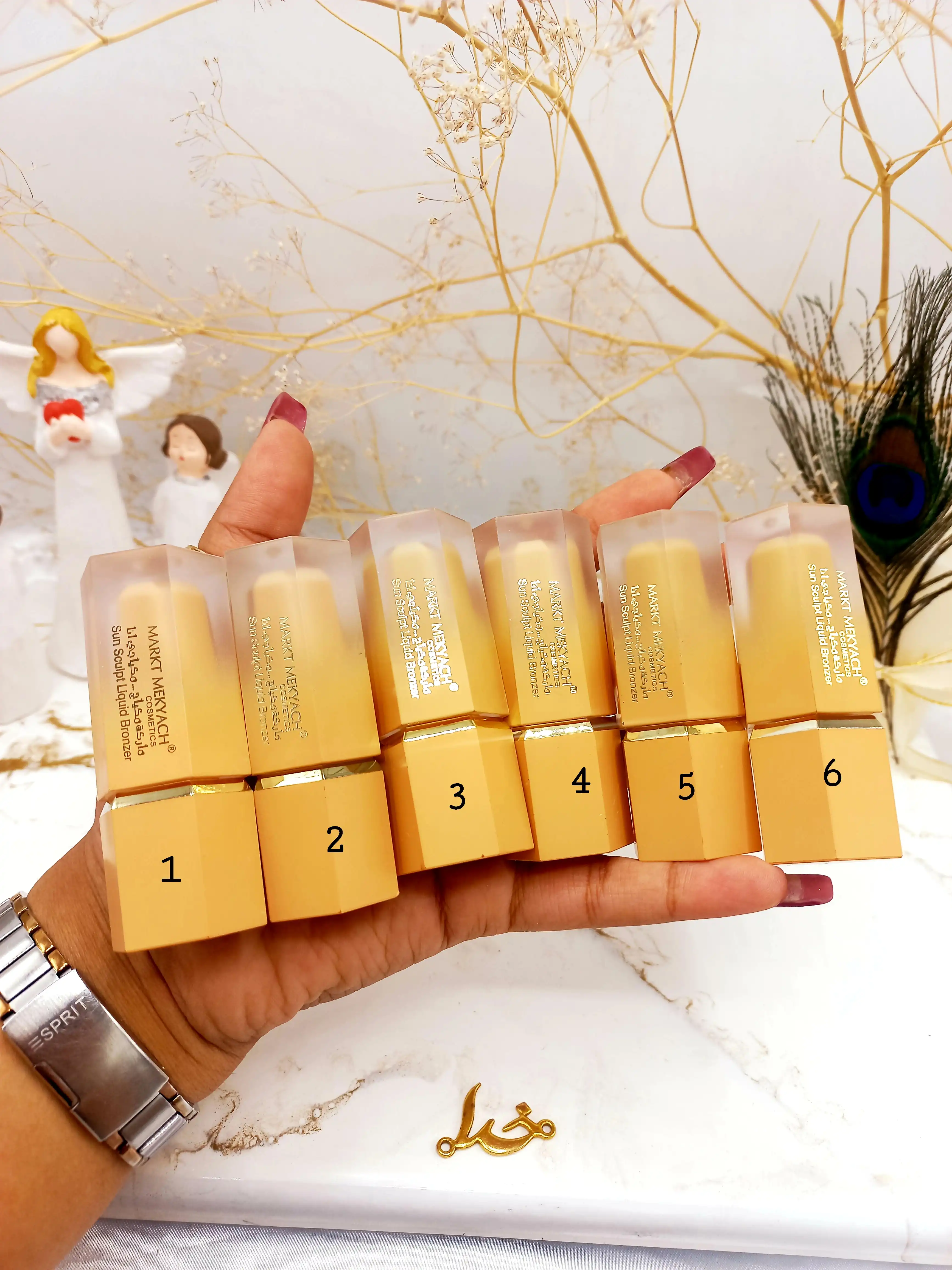 کانسیلر مایع پد دار مارکت مکیاچ کد W103