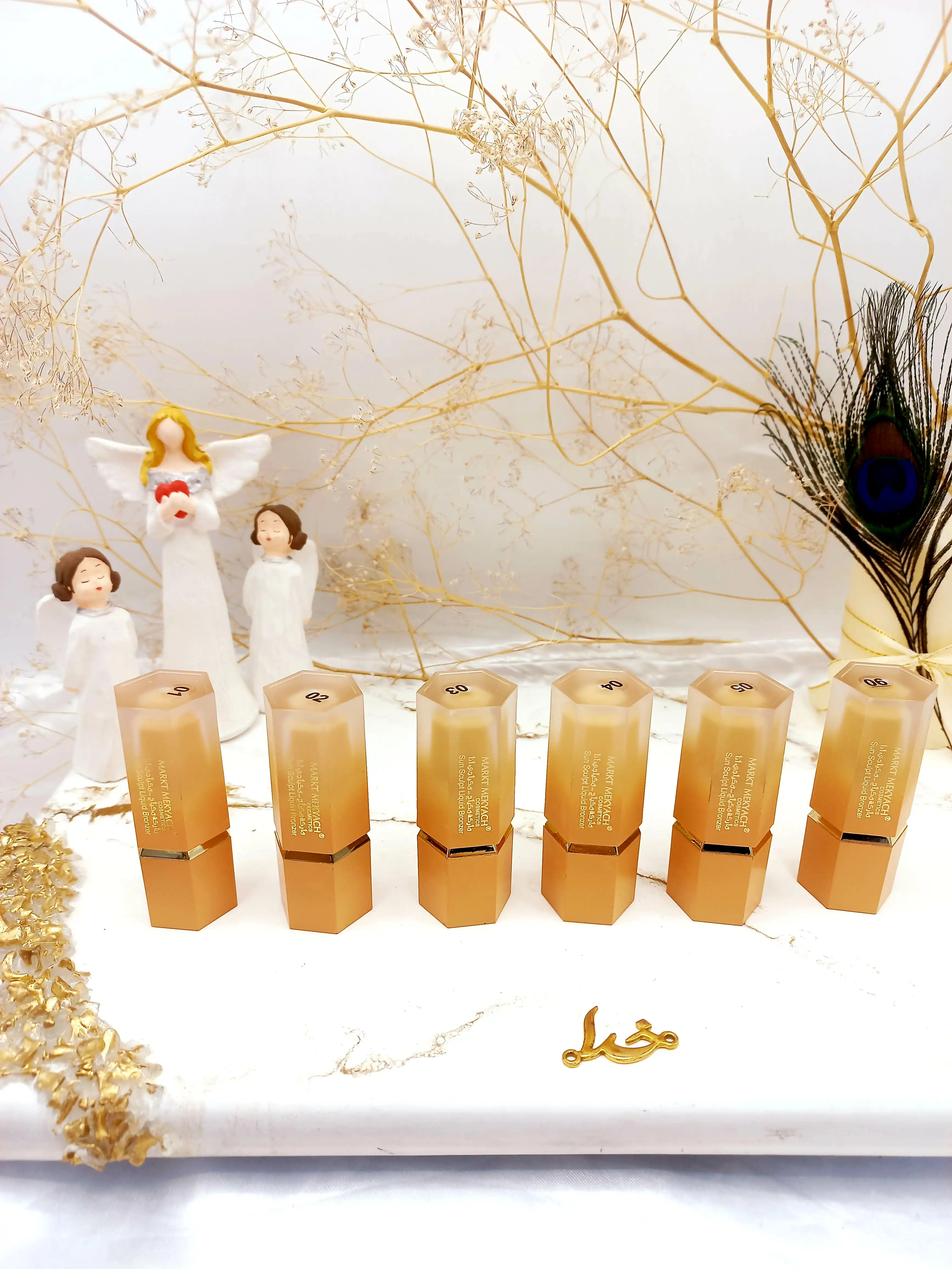 کانسیلر مایع پد دار مارکت مکیاچ کد W103